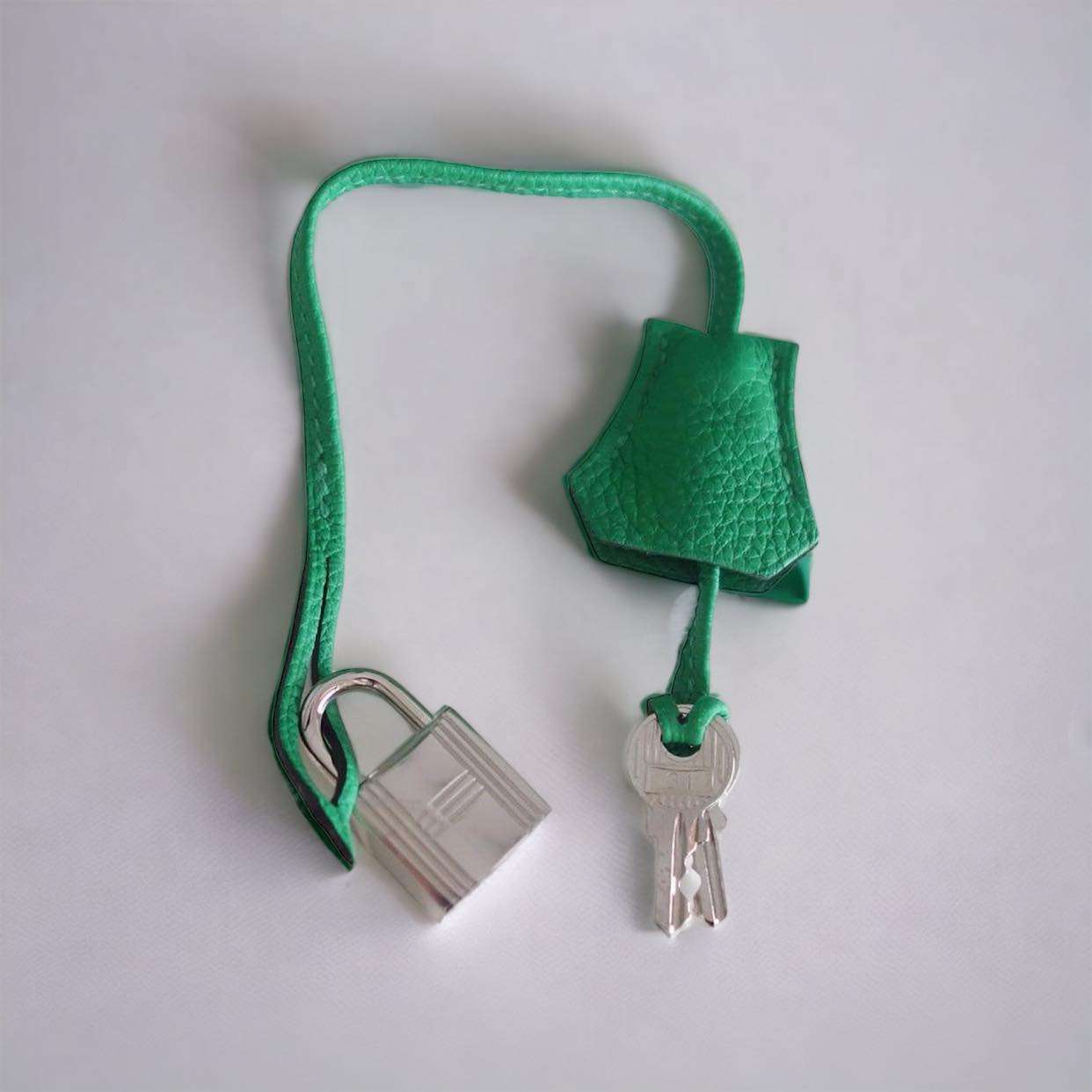 Sac Hermès Birkin 35 vert bambou – Image 10