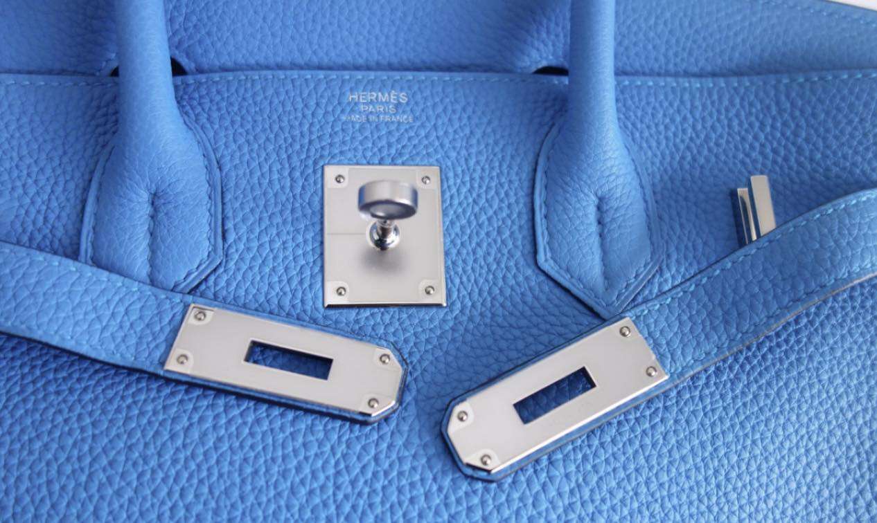Sac Hermès Birkin 30 Bleu Zanzibar – Image 10