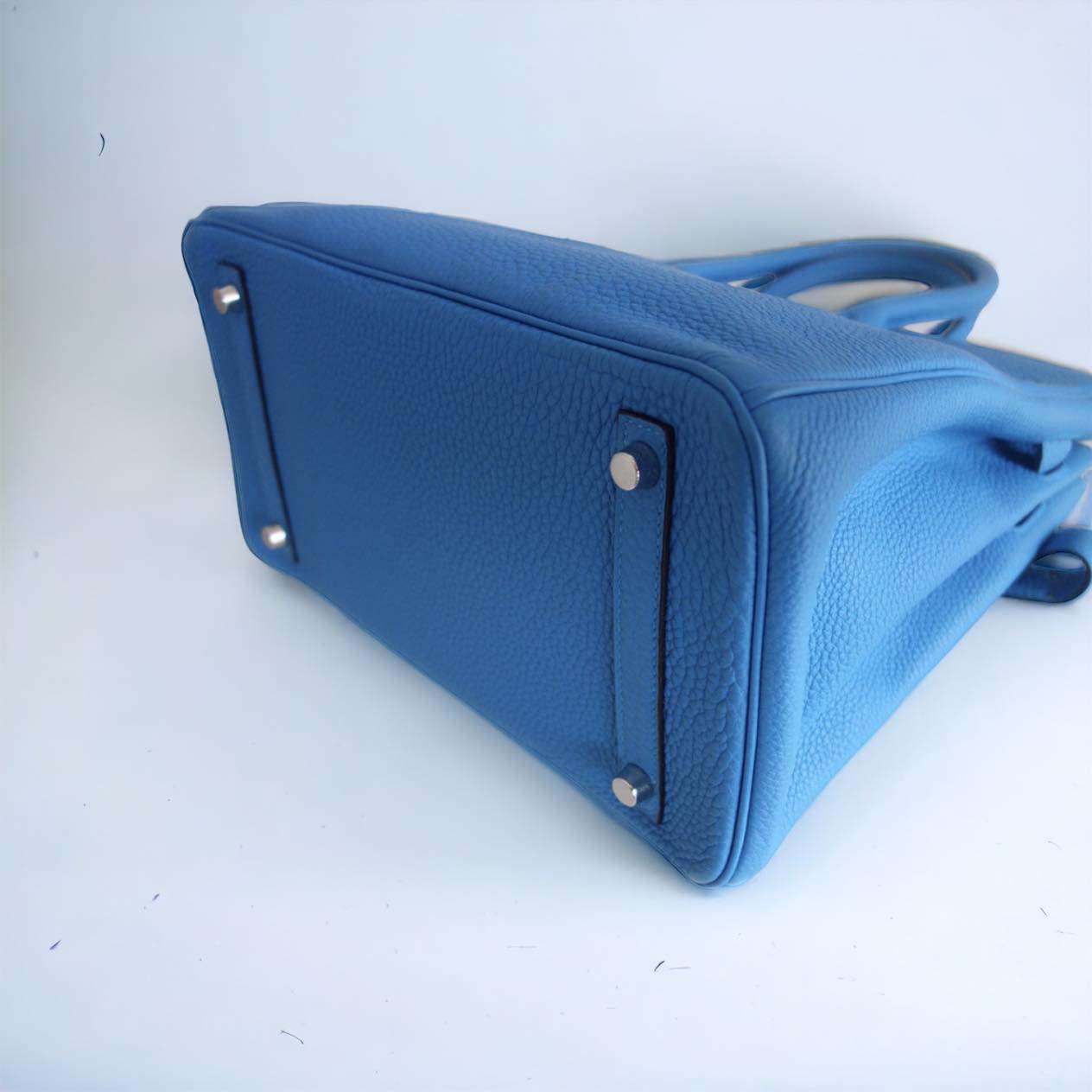Sac Hermès Birkin 30 Bleu Zanzibar – Image 8