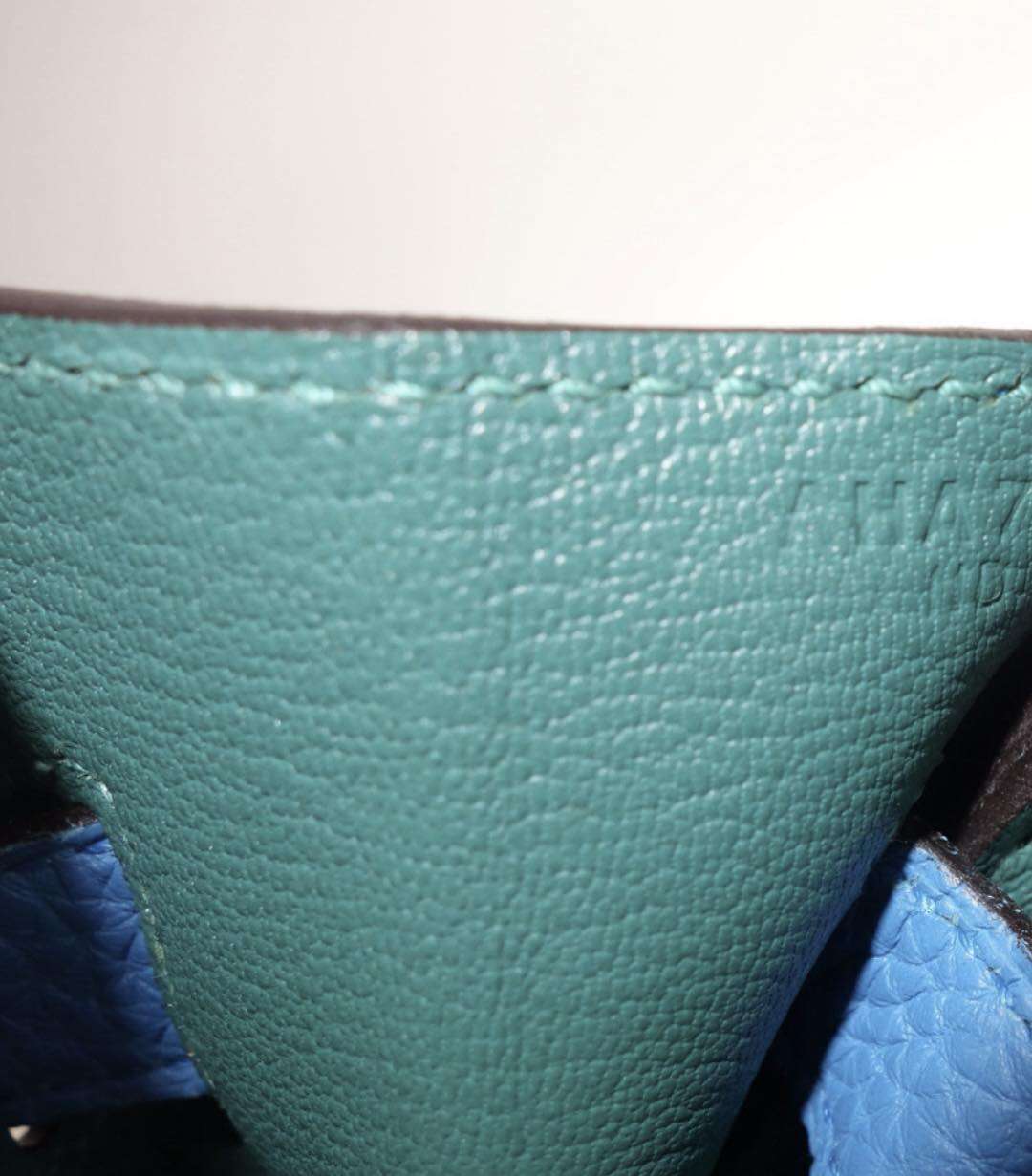 Sac Hermès Birkin 30 Bleu Zanzibar – Image 13
