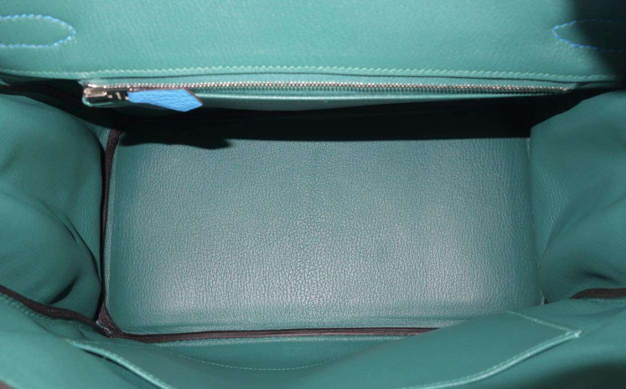 Sac Hermès Birkin 30 Bleu Zanzibar – Image 12