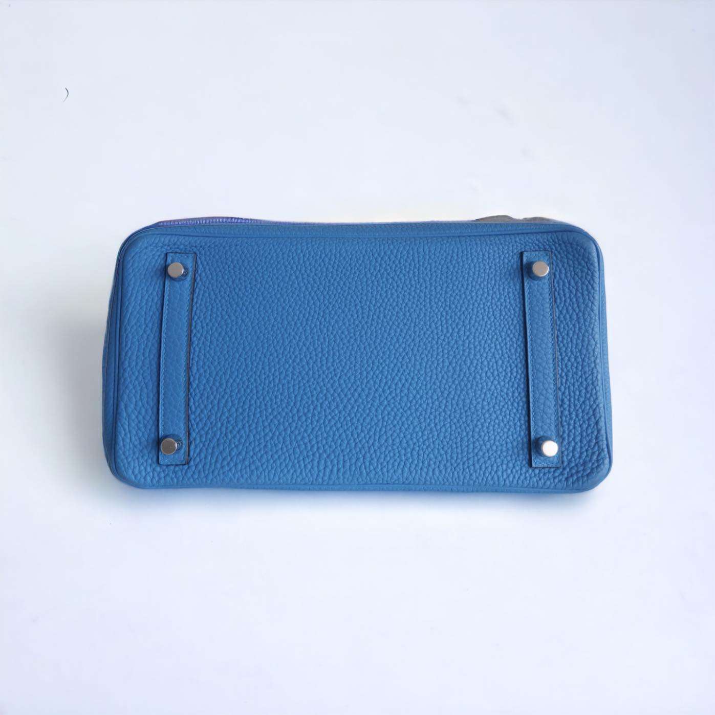 Sac Hermès Birkin 30 Bleu Zanzibar – Image 5