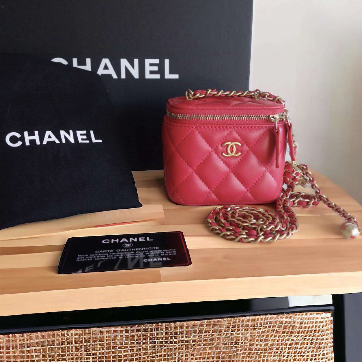 Sac Chanel mini rose – Image 2