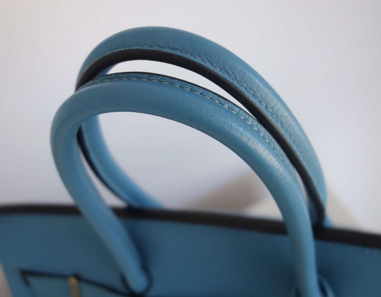 Sac Hermès birkin 35 bleu Clémence – Image 11