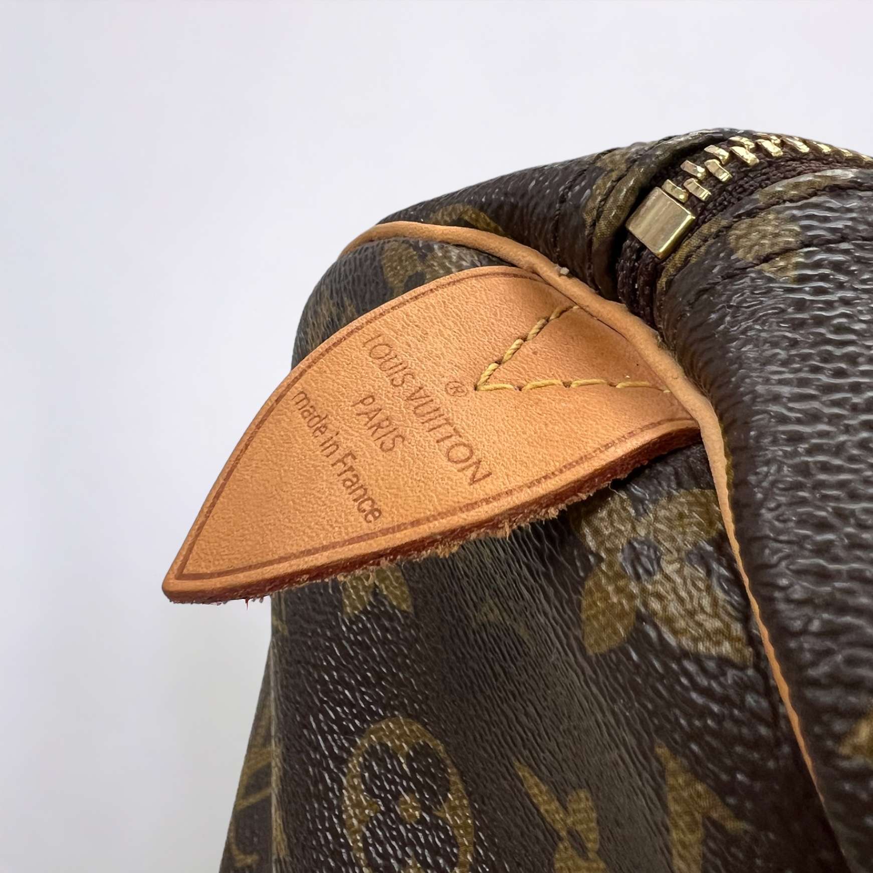 Sac à main Louis Vuitton Speedy 30 monogramme marron – Image 14