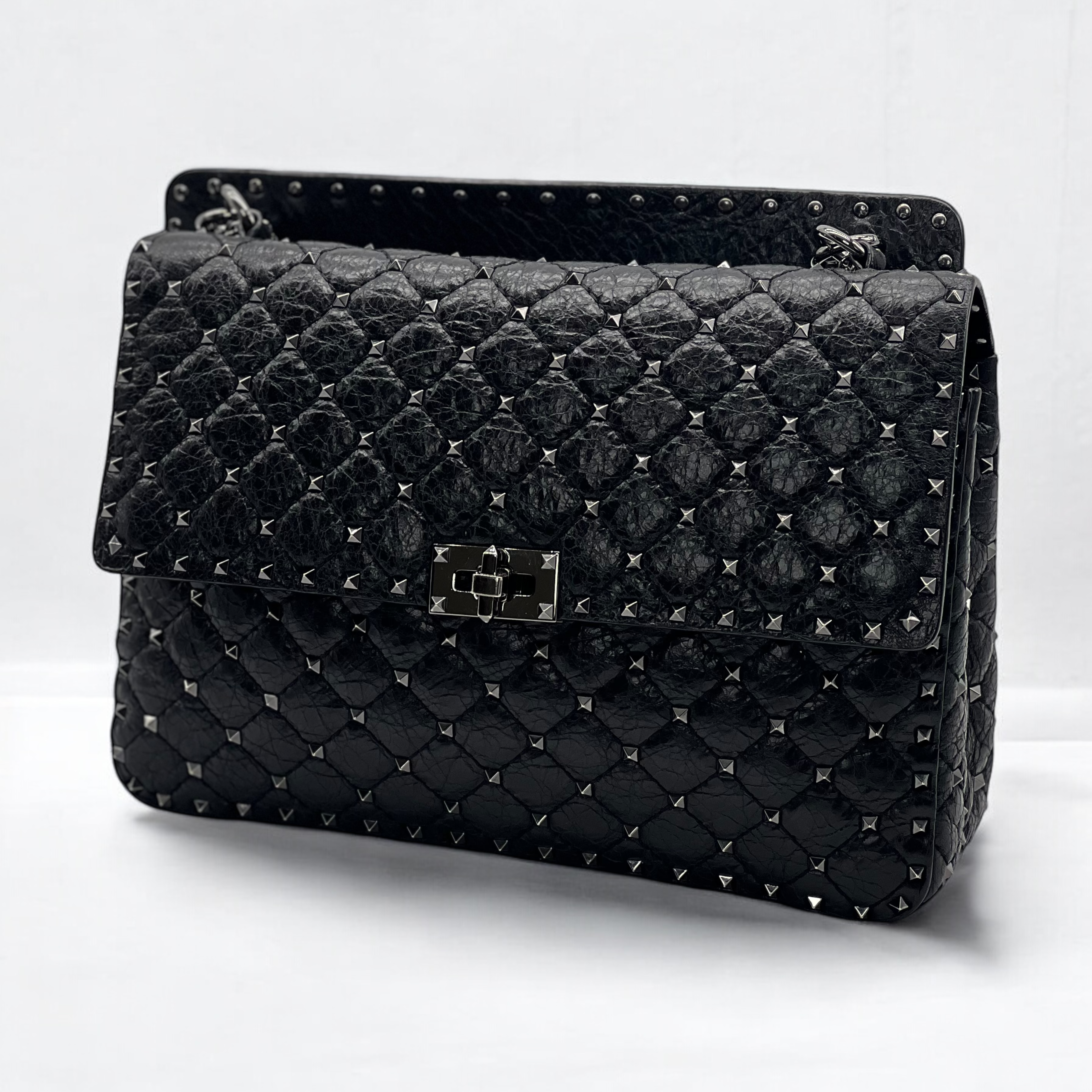 Sac bandoulière Rockstud Valentino GM noir – Image 5