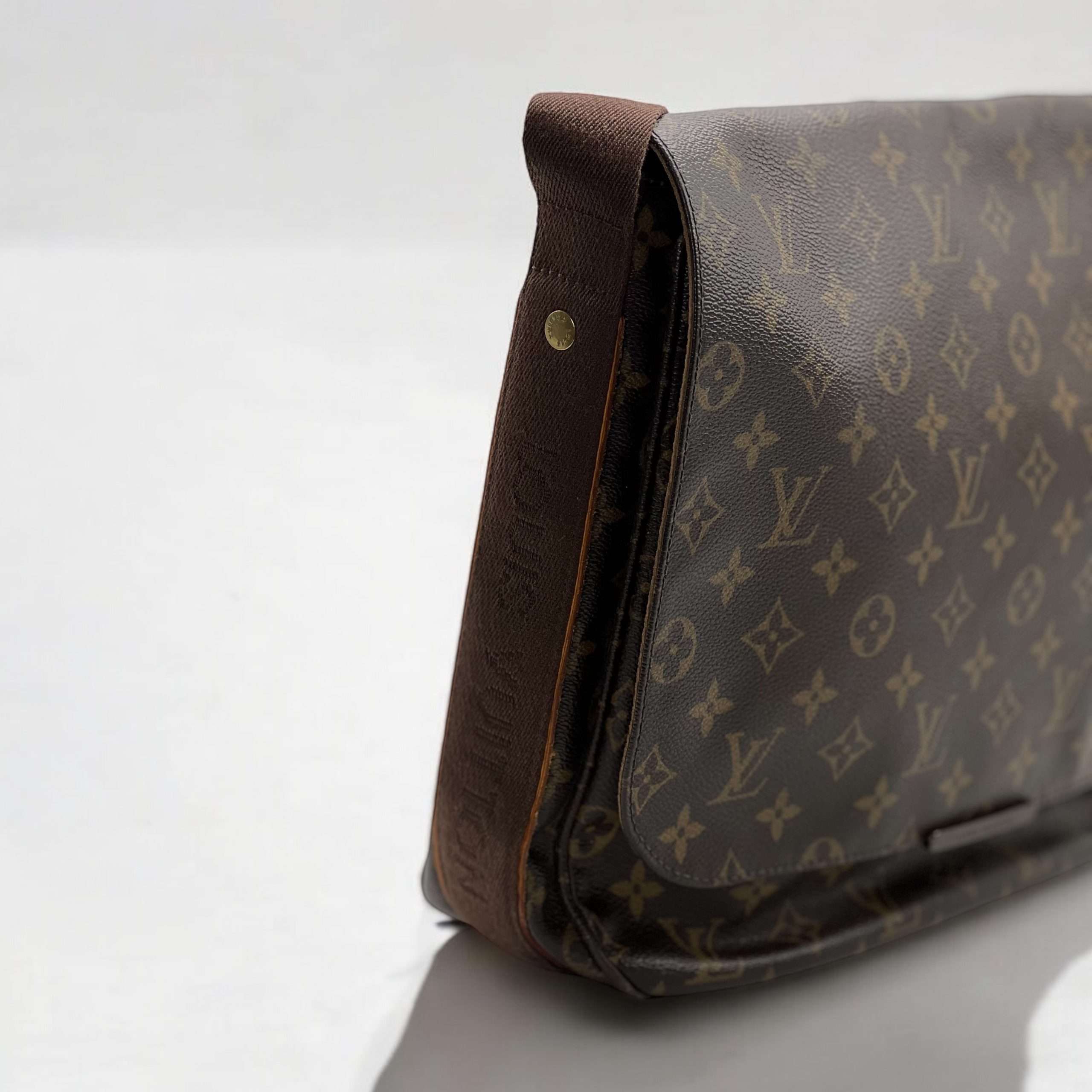 Sac bandoulière Louis Vuitton Messenger marron – Image 5