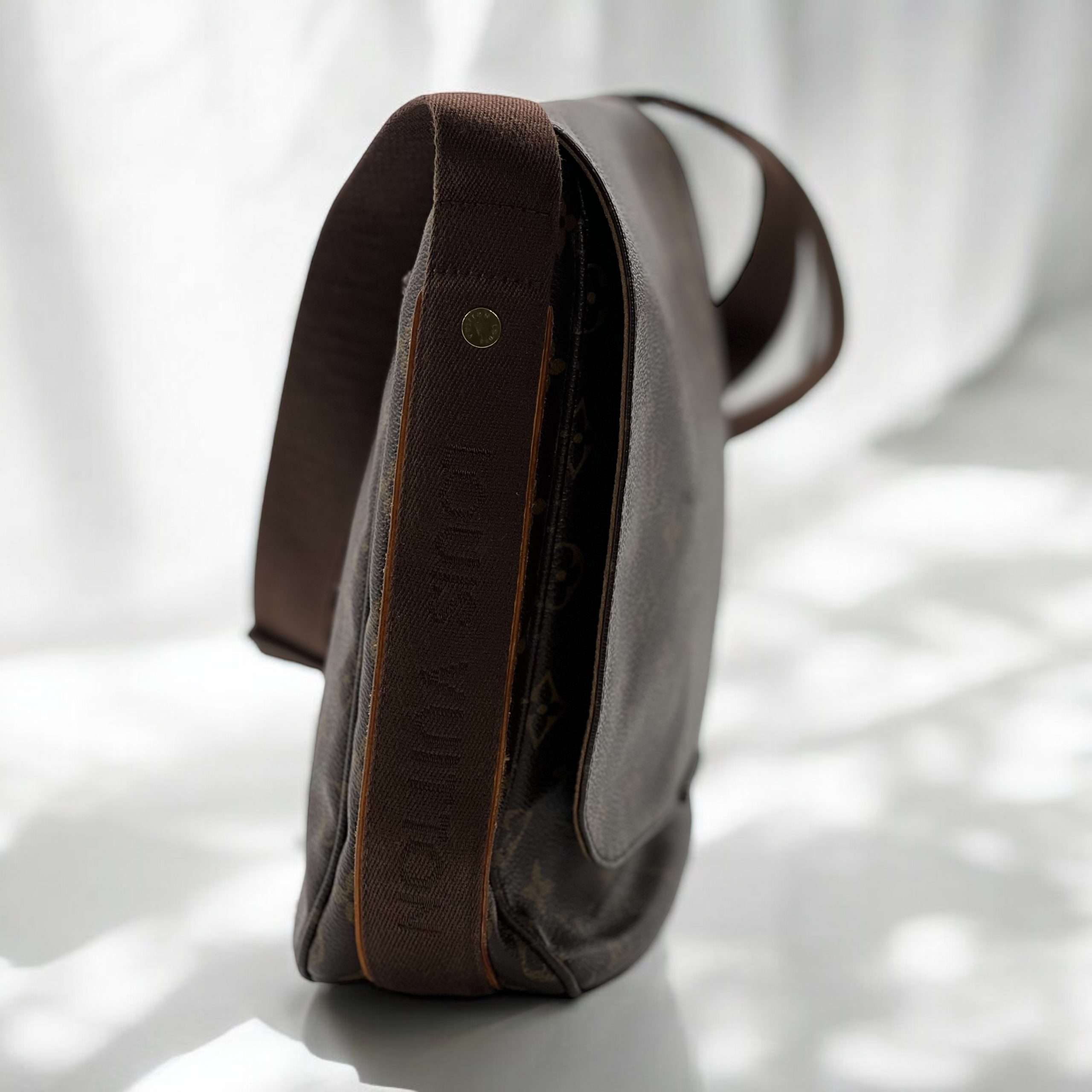 Sac bandoulière Louis Vuitton Messenger marron – Image 6