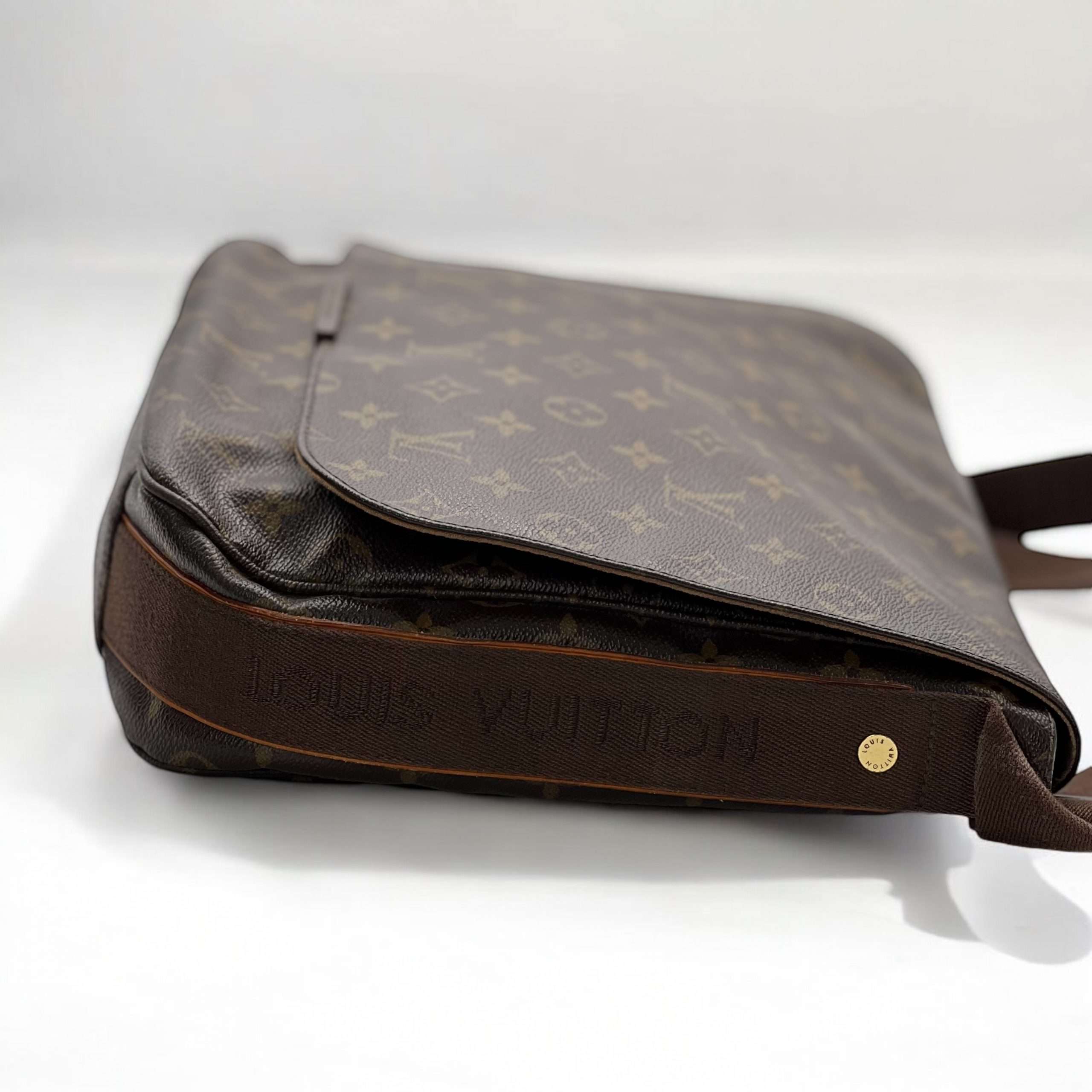 Sac bandoulière Louis Vuitton Messenger marron – Image 12