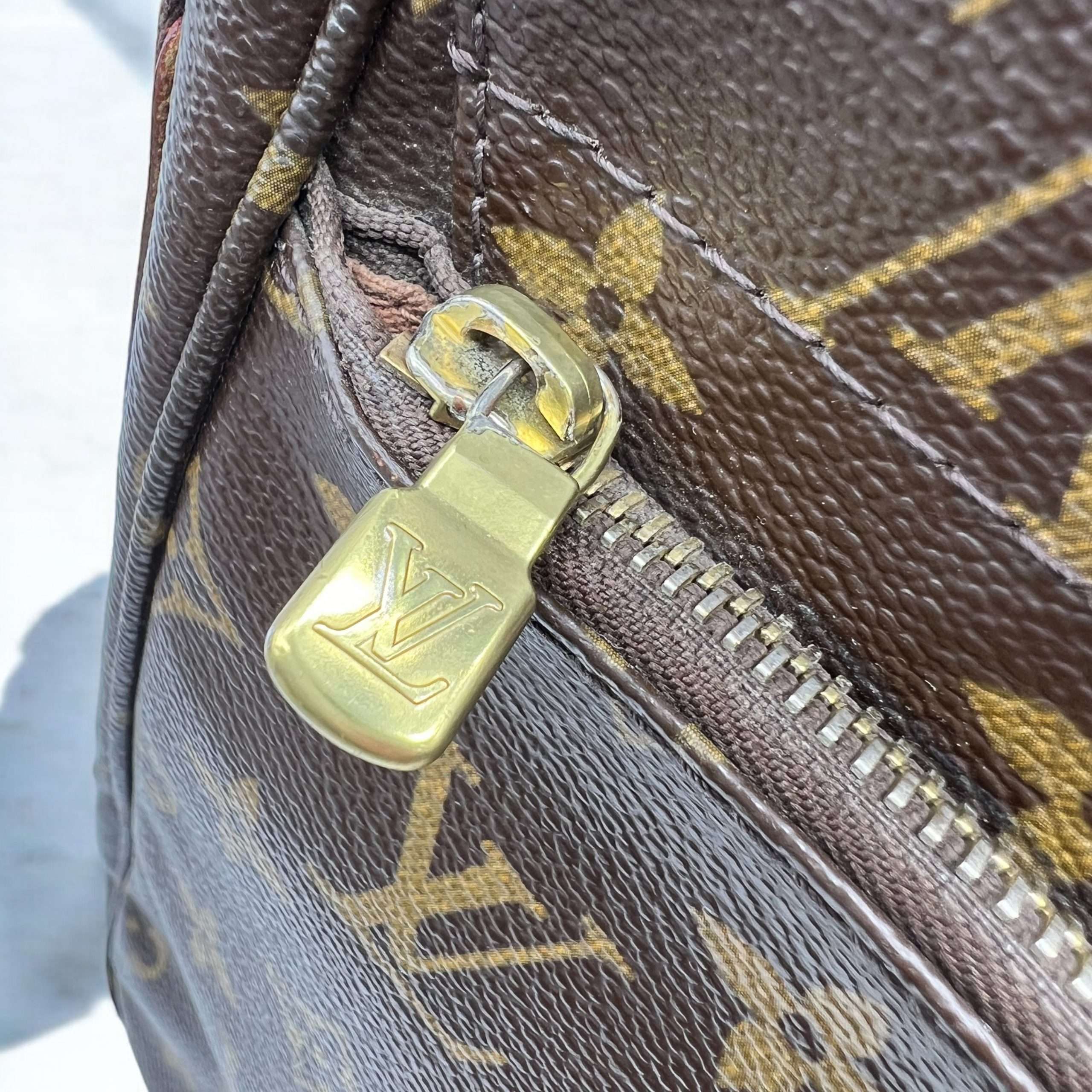 Sac bandoulière Louis Vuitton Messenger marron – Image 20