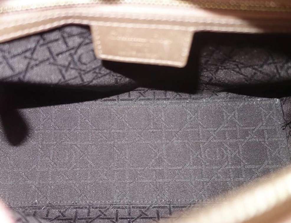 Sac Lady Dior médium rose bronze – Image 12