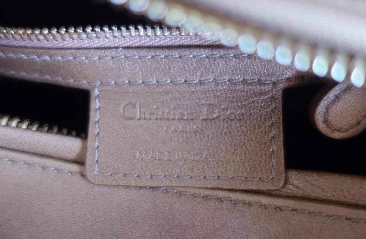 Sac Lady Dior médium rose bronze – Image 13