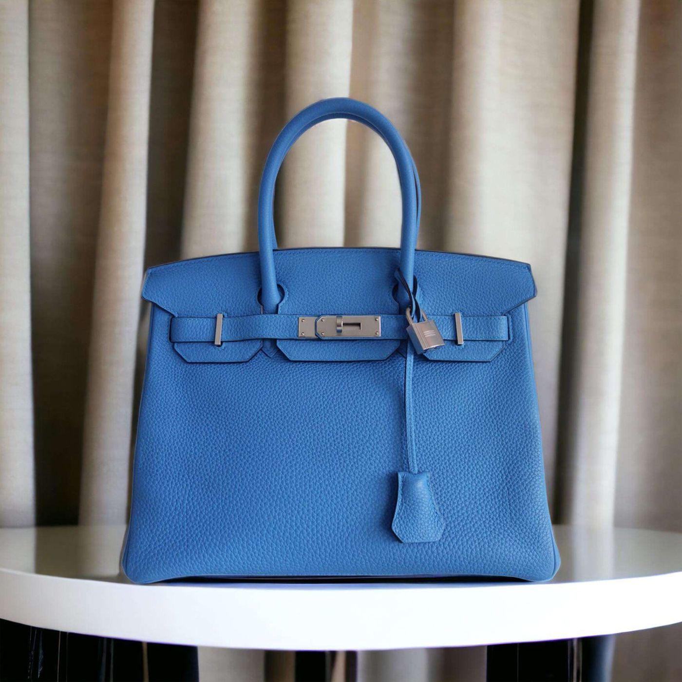 Sac Hermès Birkin 30 Bleu Zanzibar – Image 2