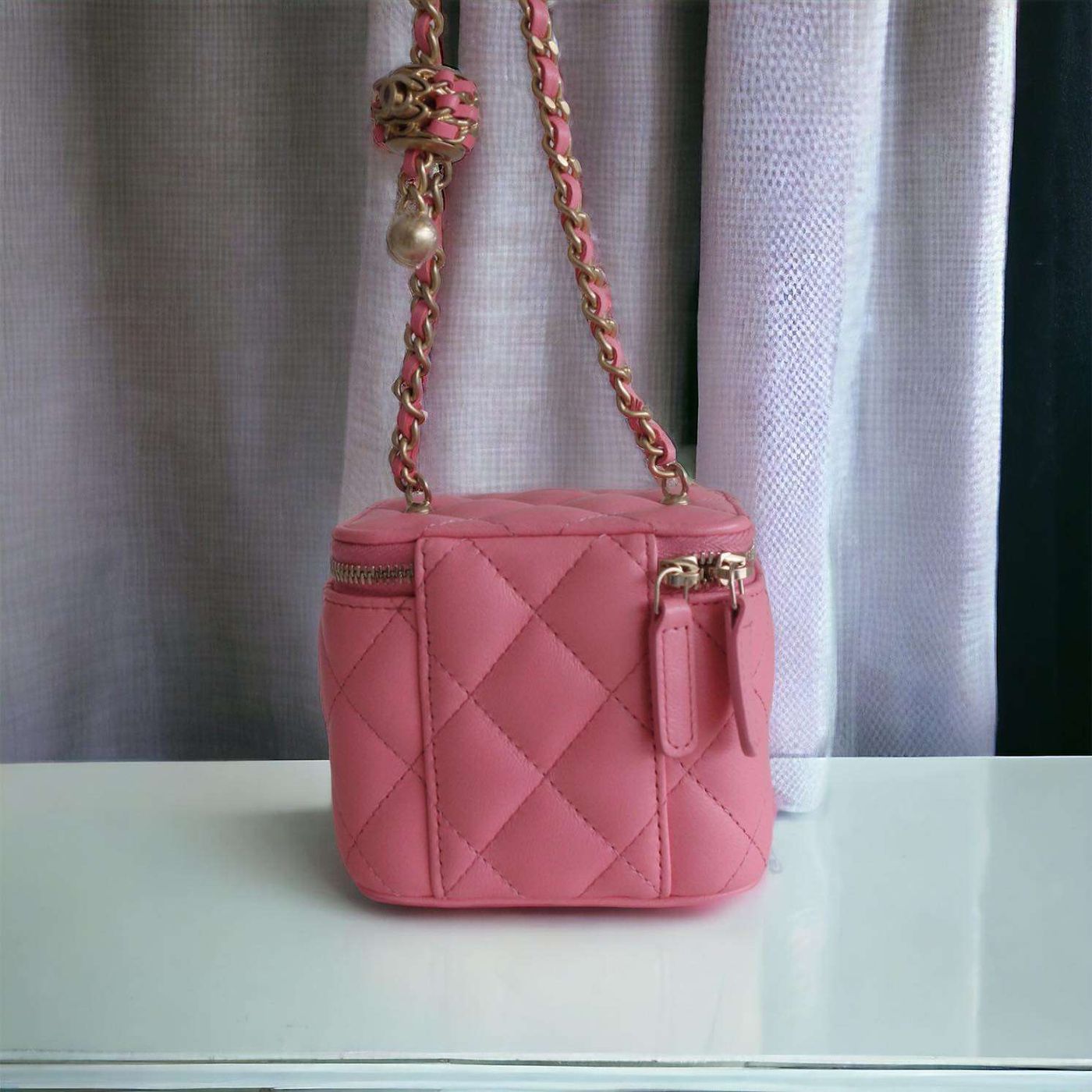 Sac Chanel mini rose – Image 6