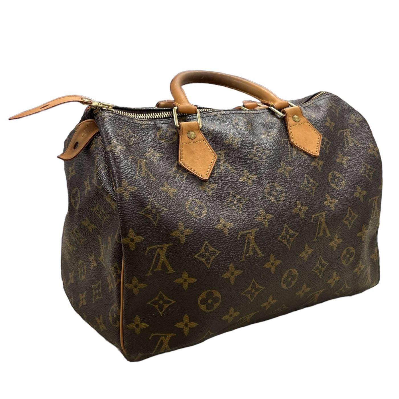 Sac à main Louis Vuitton Speedy 30 monogramme marron