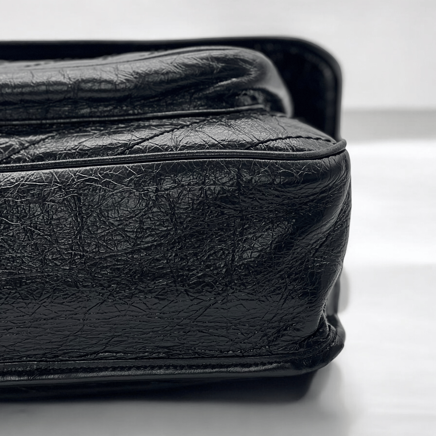 Sac chaine Niki Saint Laurent noir – Image 11