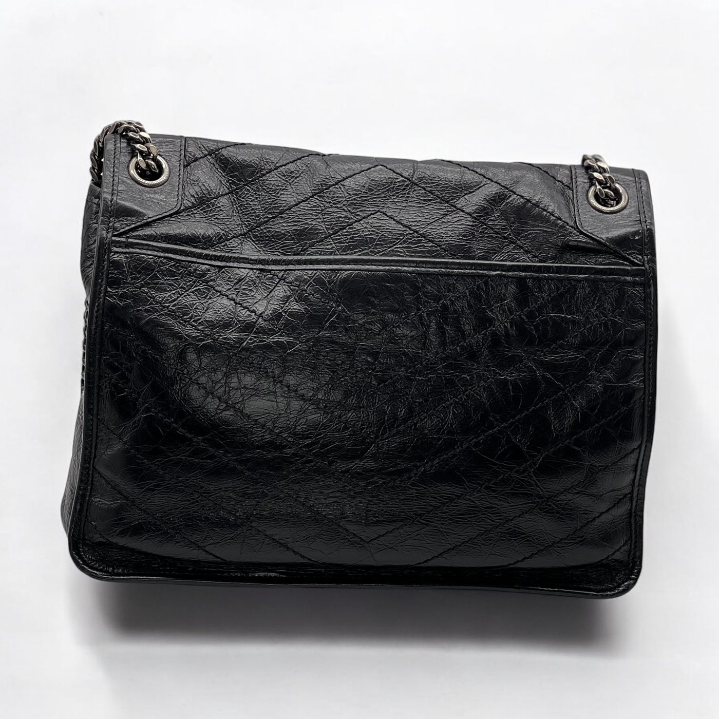Sac chaine Niki Saint Laurent noir – Image 8