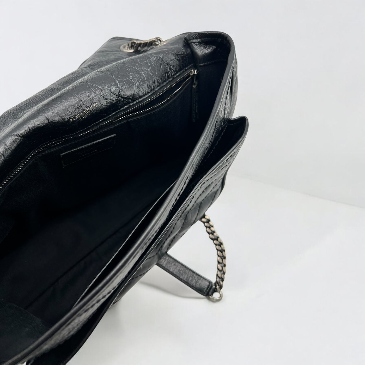 Sac chaine Niki Saint Laurent noir – Image 16