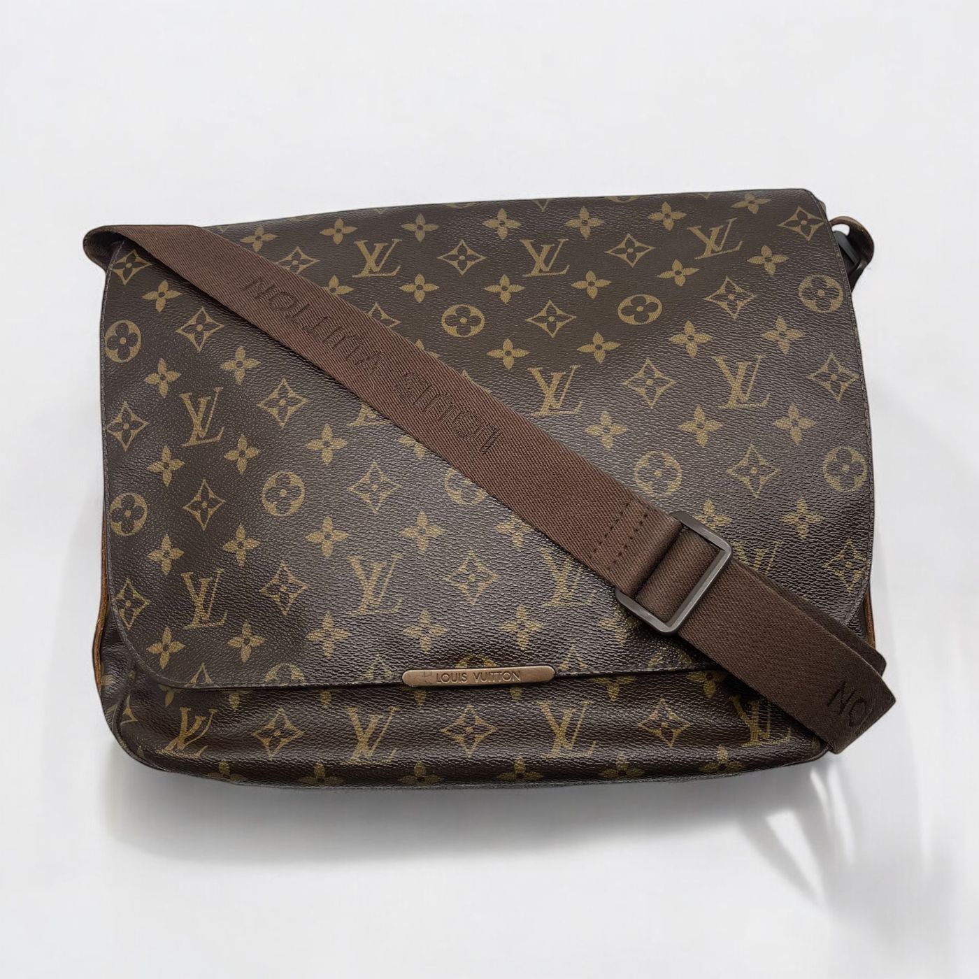 Sac bandoulière Louis Vuitton Messenger marron – Image 2