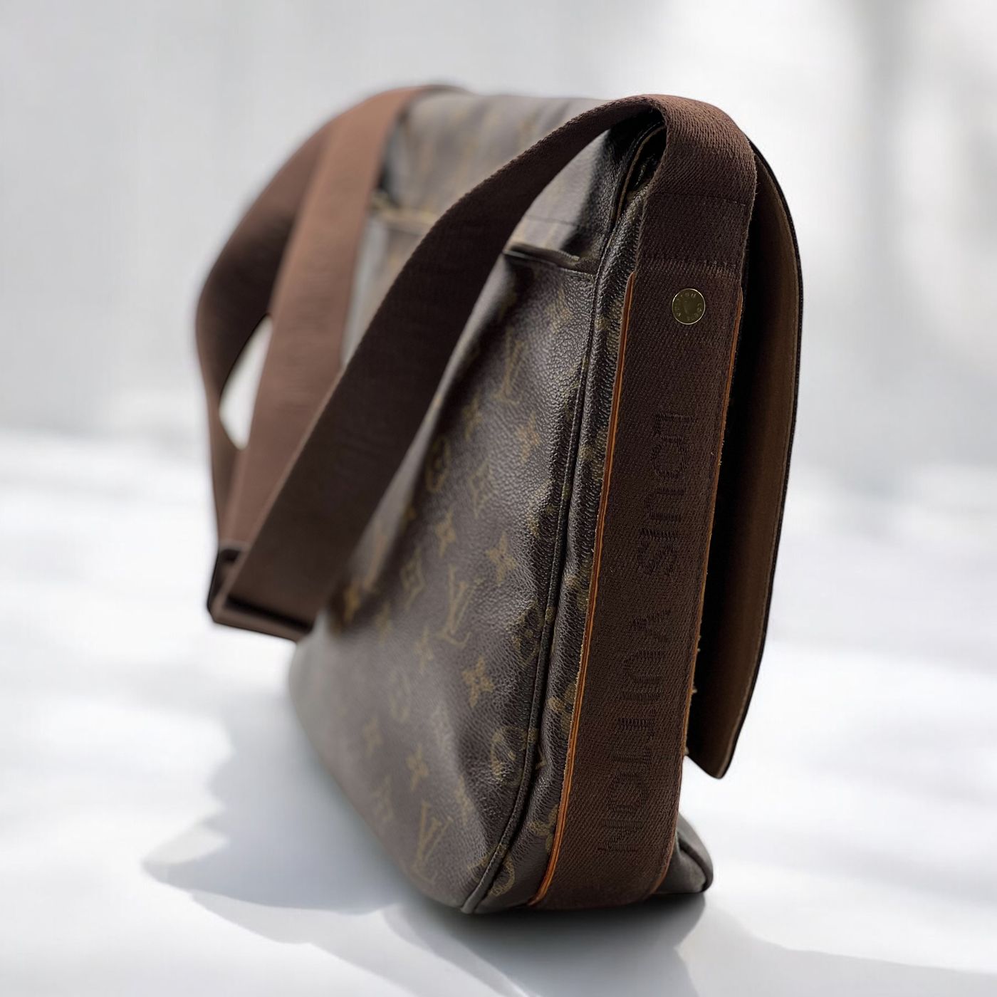 Sac bandoulière Louis Vuitton Messenger marron – Image 7