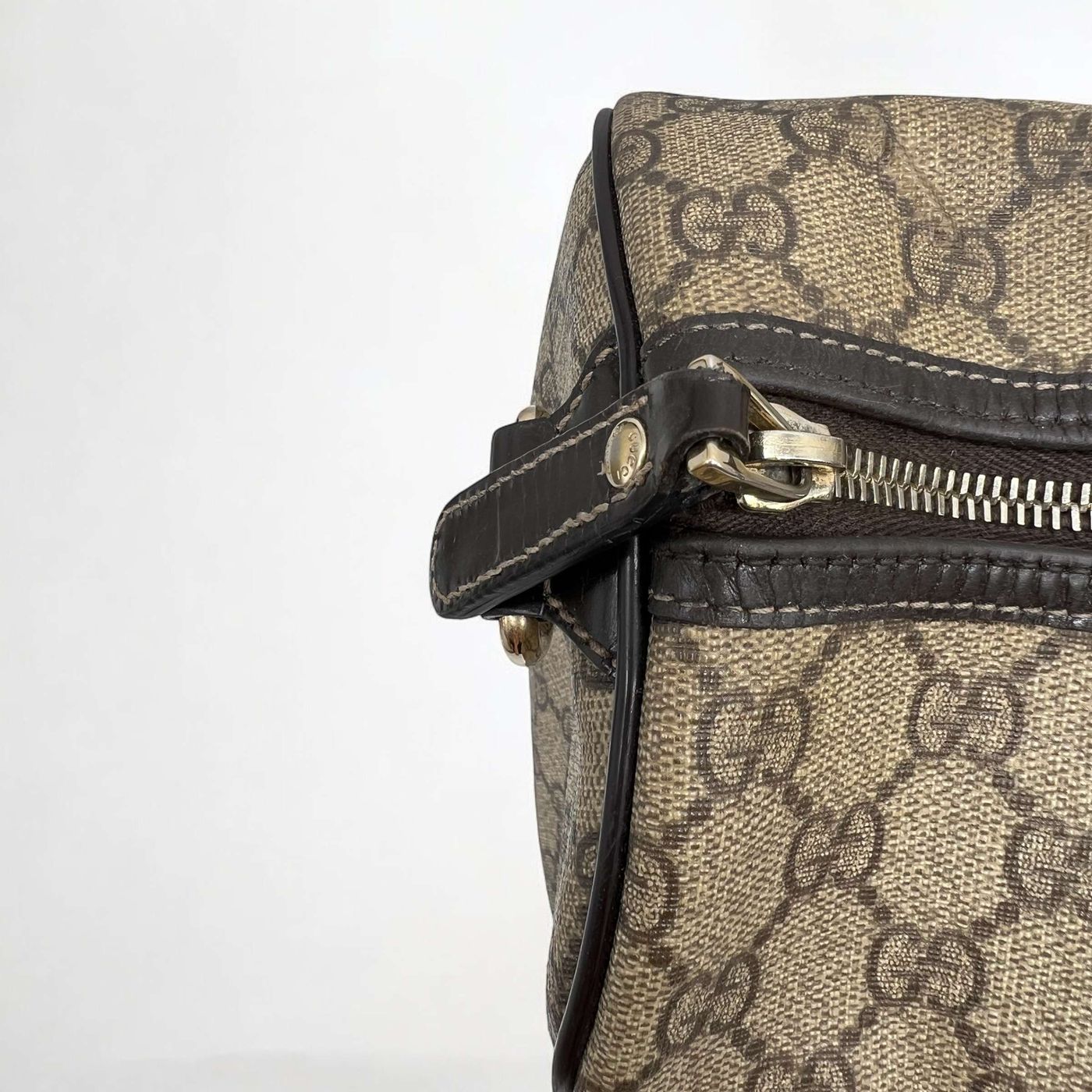 Sac à main Gucci Boston en toile monogram – Image 12