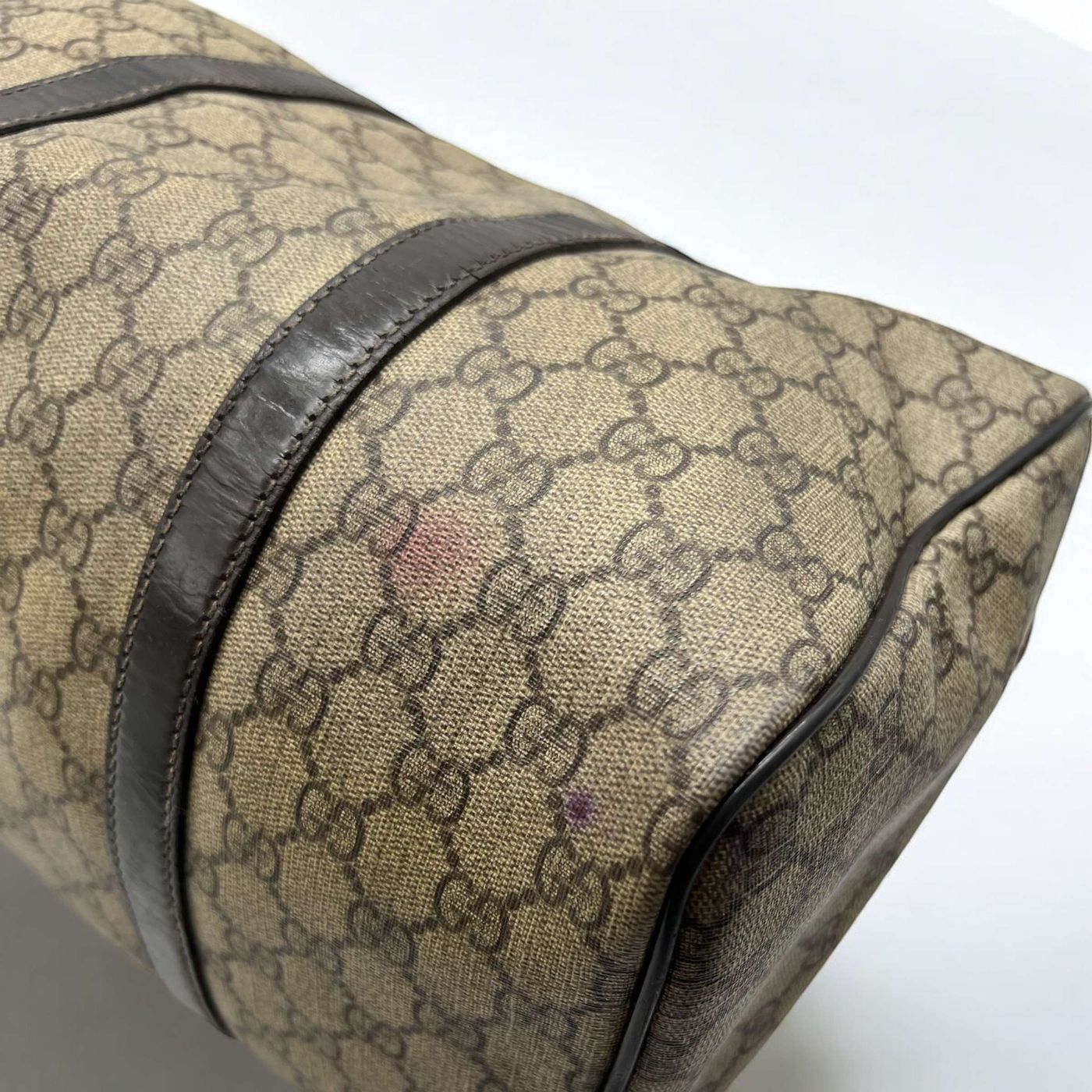 Sac à main Gucci Boston en toile monogram – Image 19