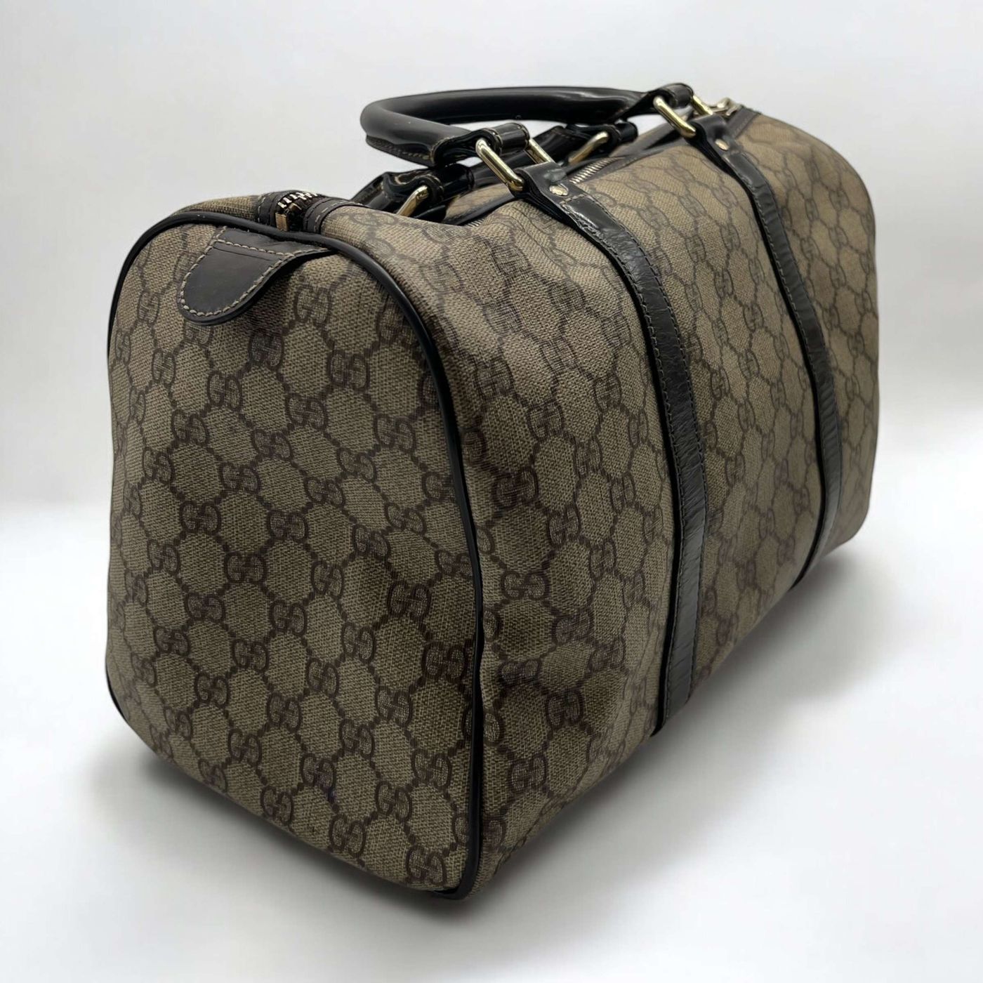 Sac à main Gucci Boston en toile monogram – Image 5