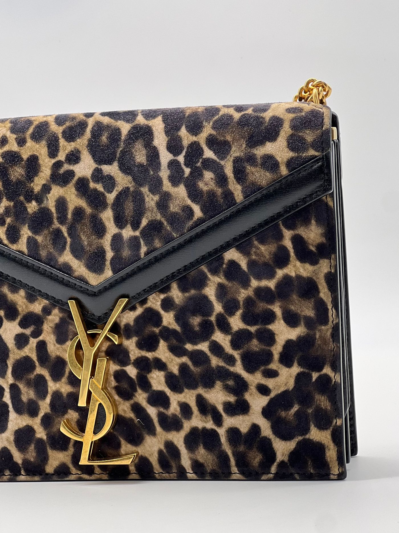 Sac Cassandre Saint Laurent Léopard – Image 5
