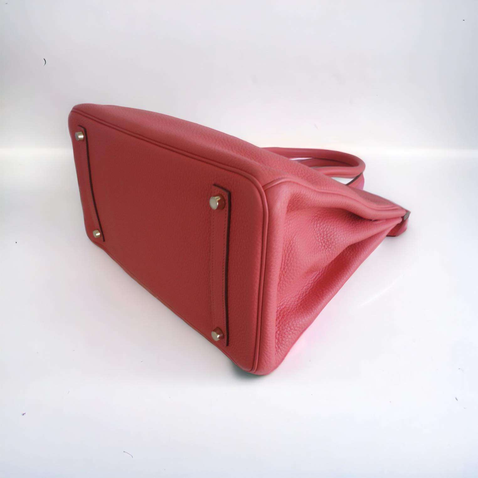 Sac Hermès Birkin 35 Rose Jaipur – Image 8