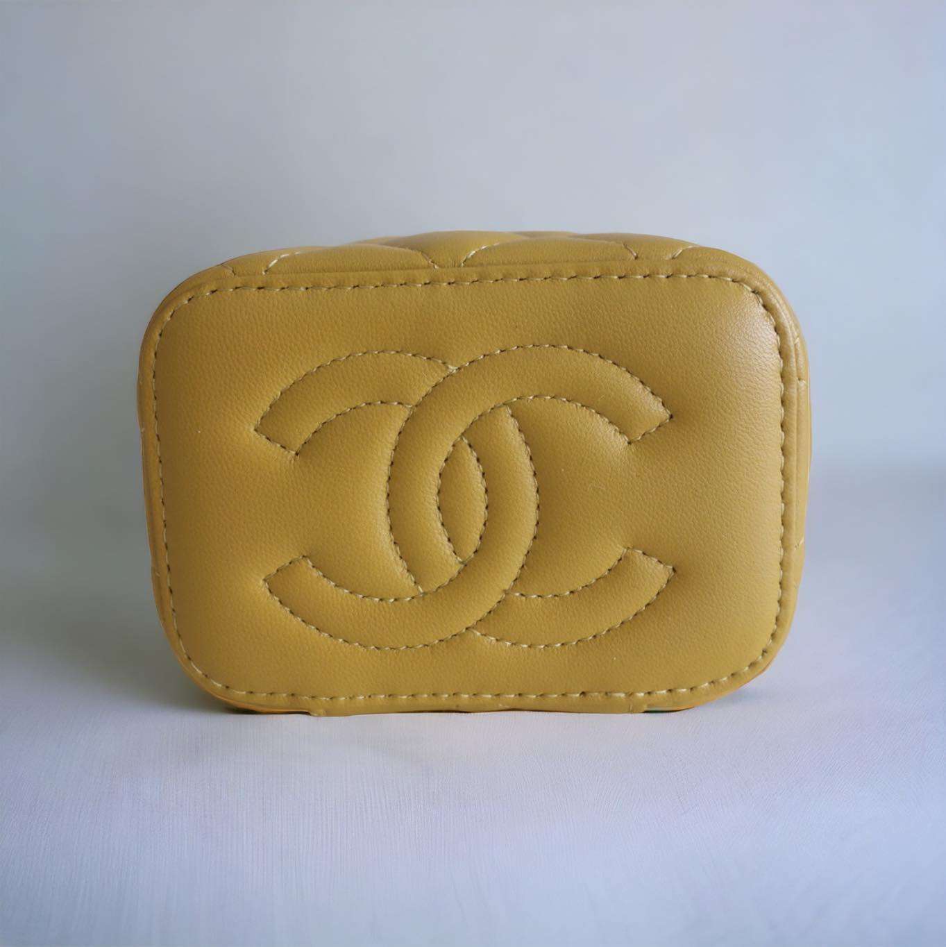 Sac Chanel mini jaune – Image 8