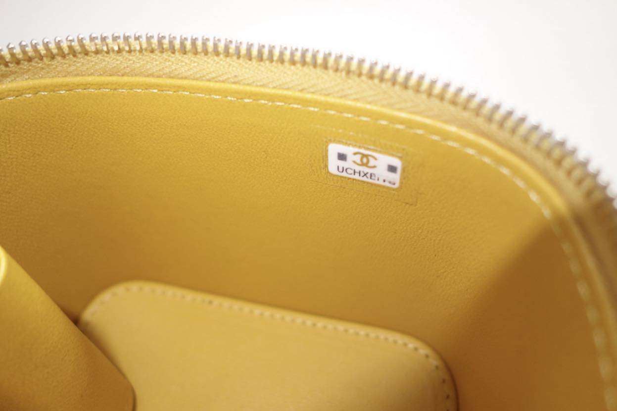 Sac Chanel mini jaune – Image 10