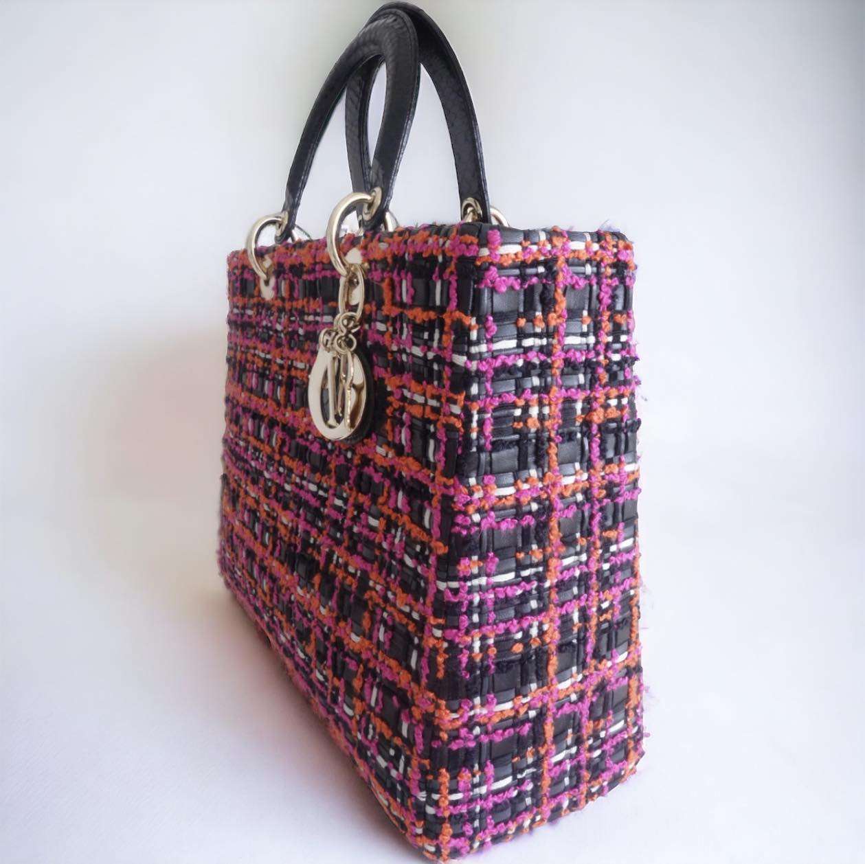Sac Lady Dior tweed – Image 5