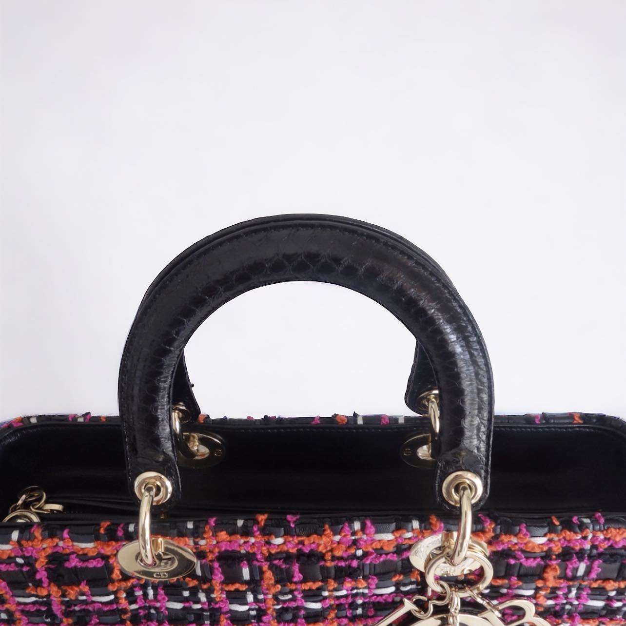 Sac Lady Dior tweed – Image 9