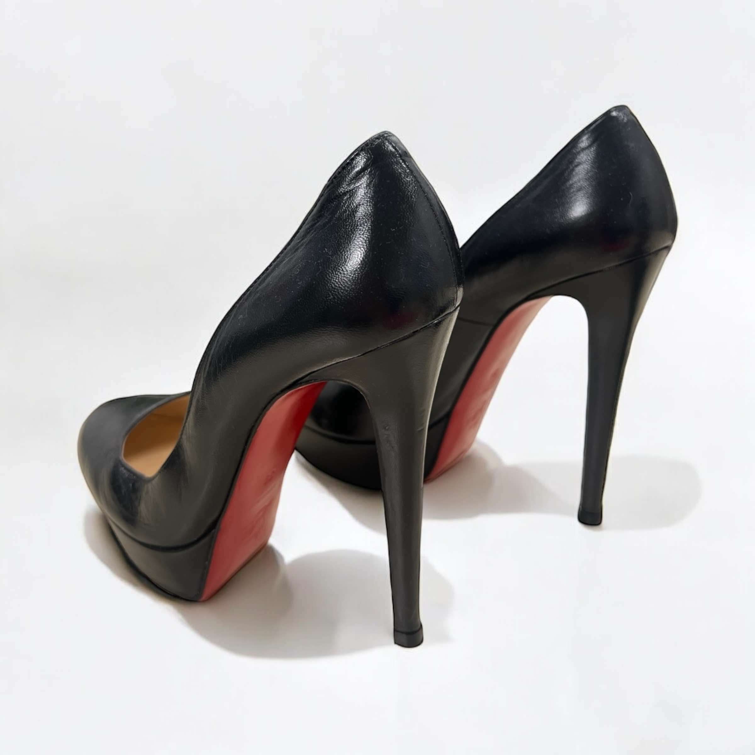 Escarpins Christian Louboutin t.39 black – Image 7