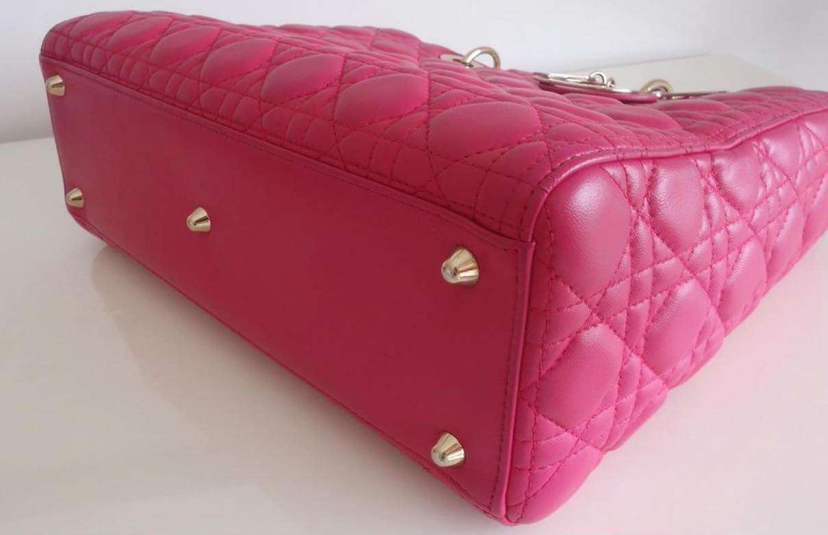 Sac Lady Dior rose – Image 7