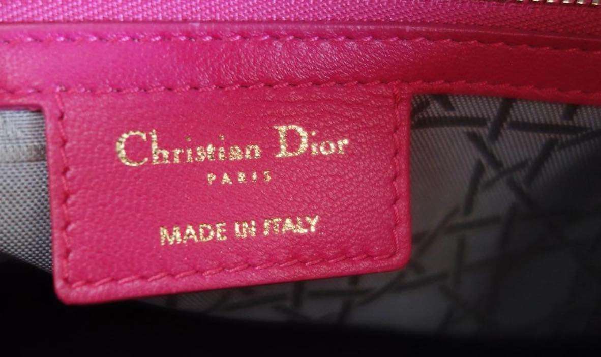 Sac Lady Dior rose – Image 11