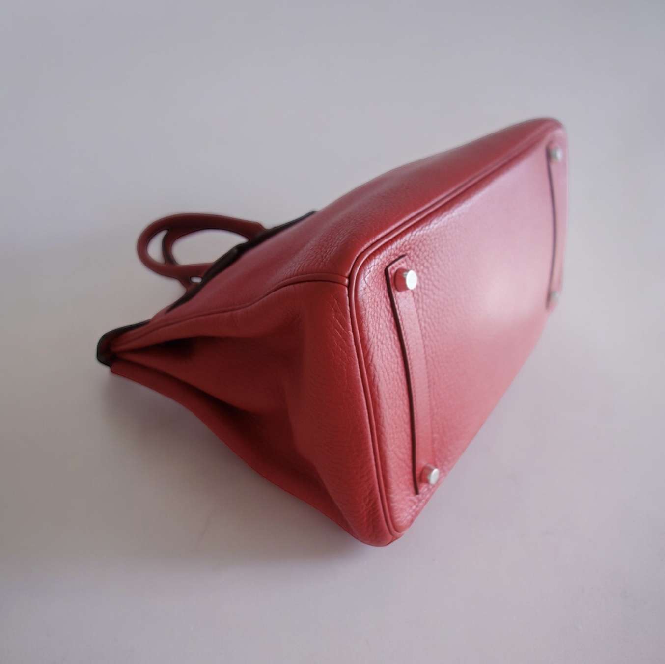 Sac Hermès Birkin 35 rouge togo – Image 7