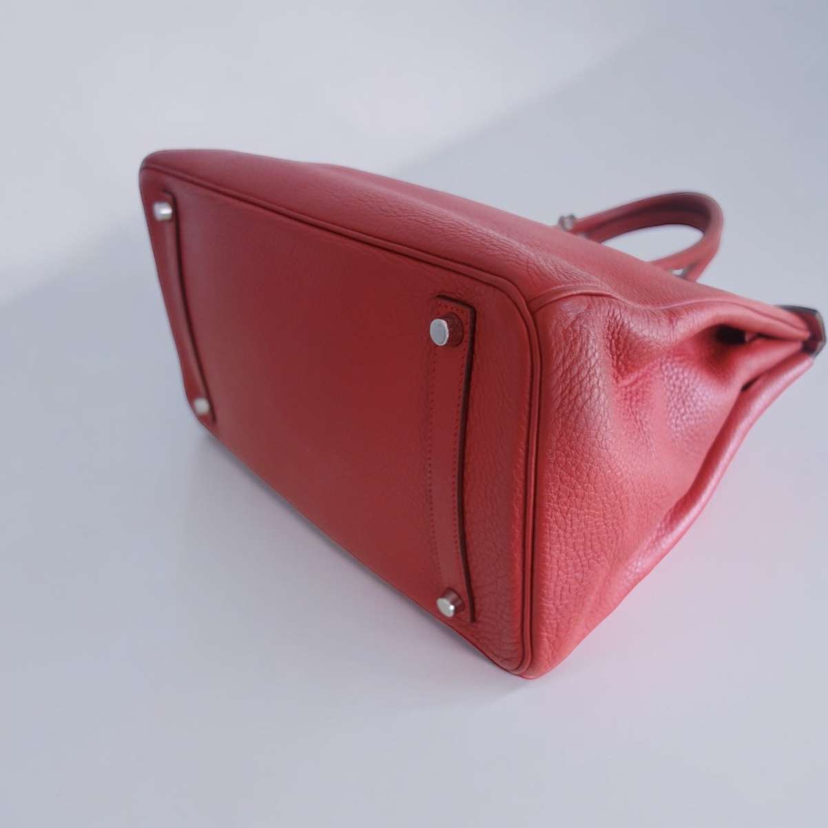 Sac Hermès Birkin 35 rouge togo – Image 8