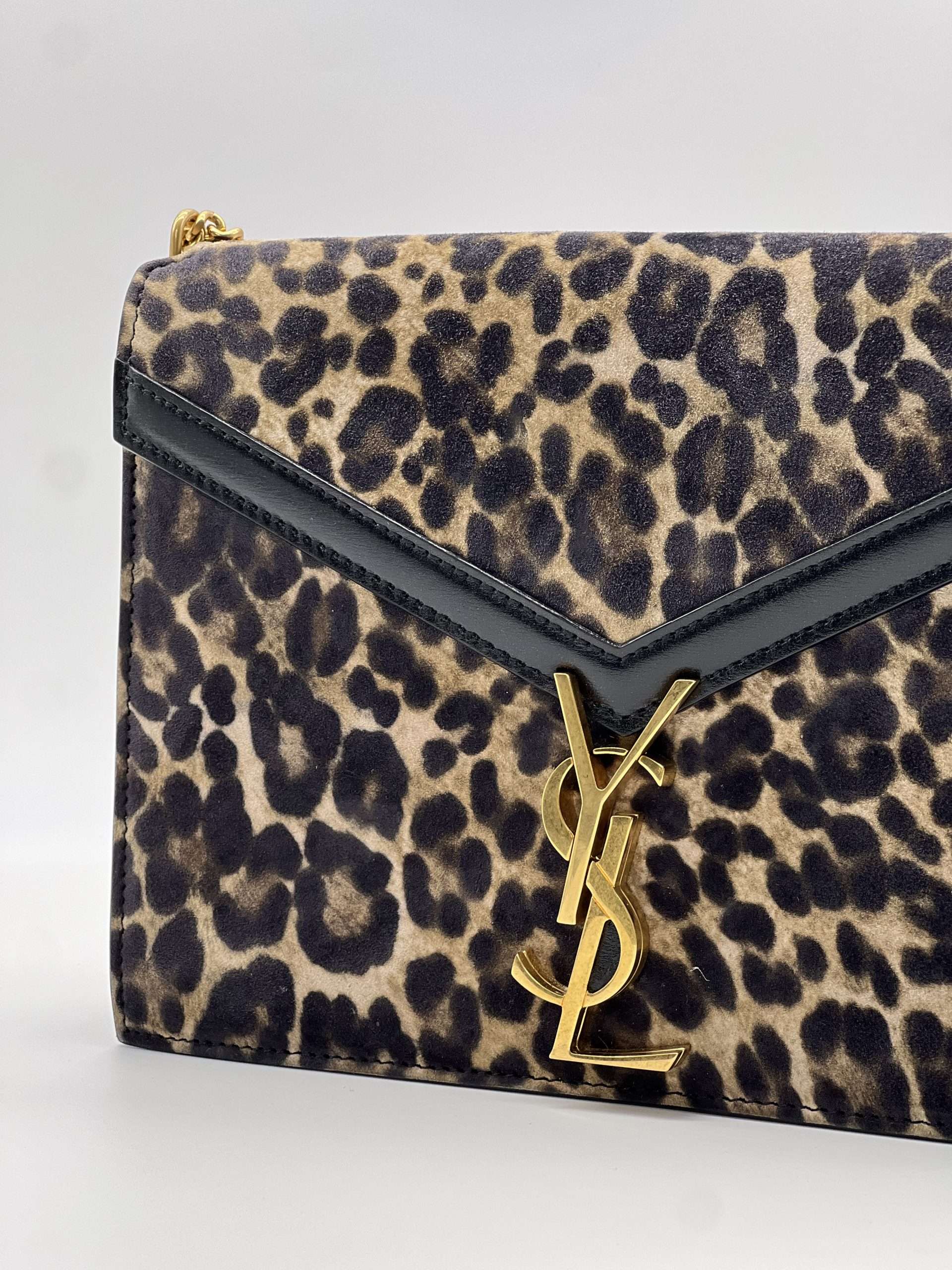Sac Cassandre Saint Laurent Léopard – Image 4