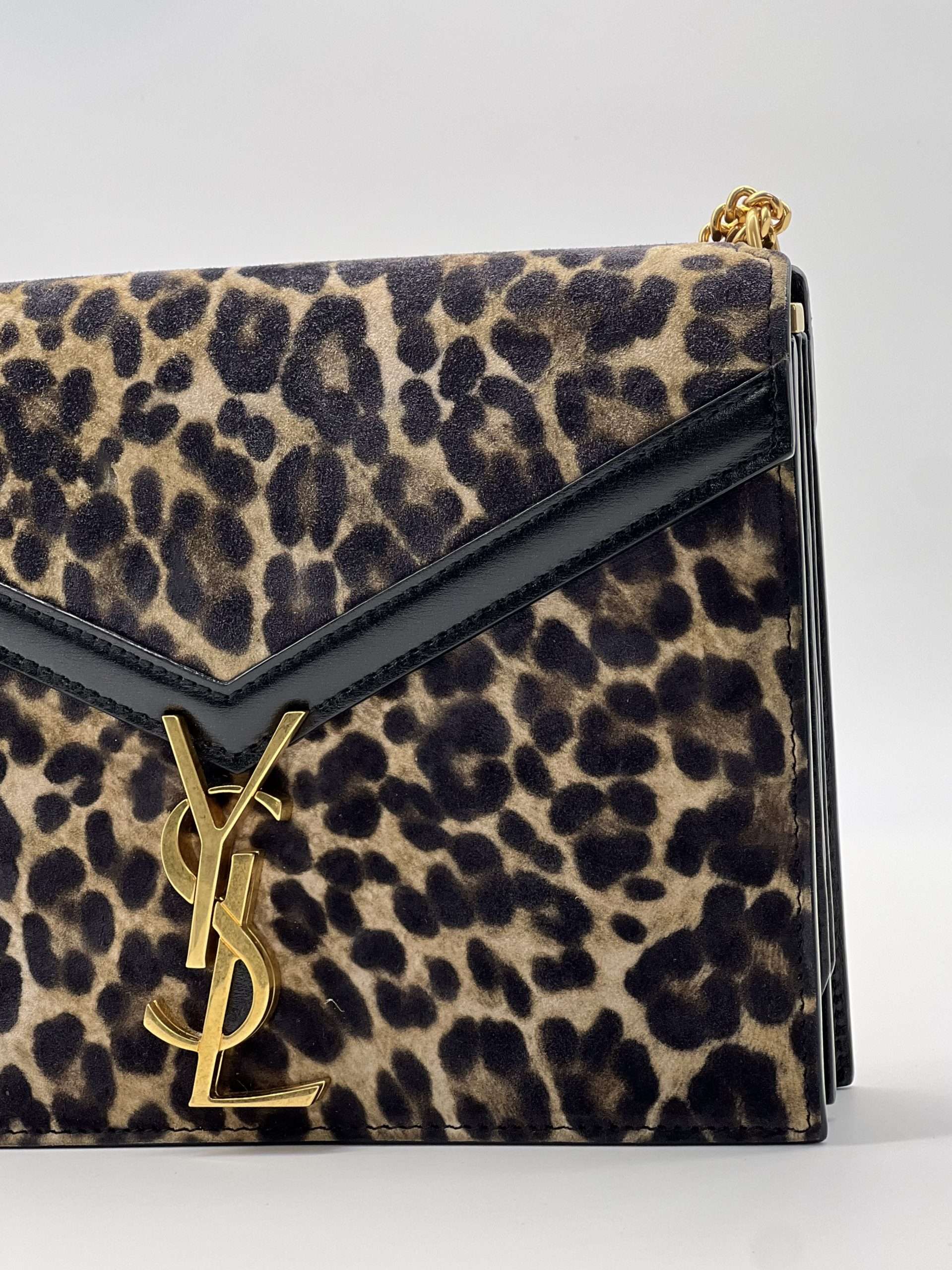 Sac Cassandre Saint Laurent Léopard – Image 5
