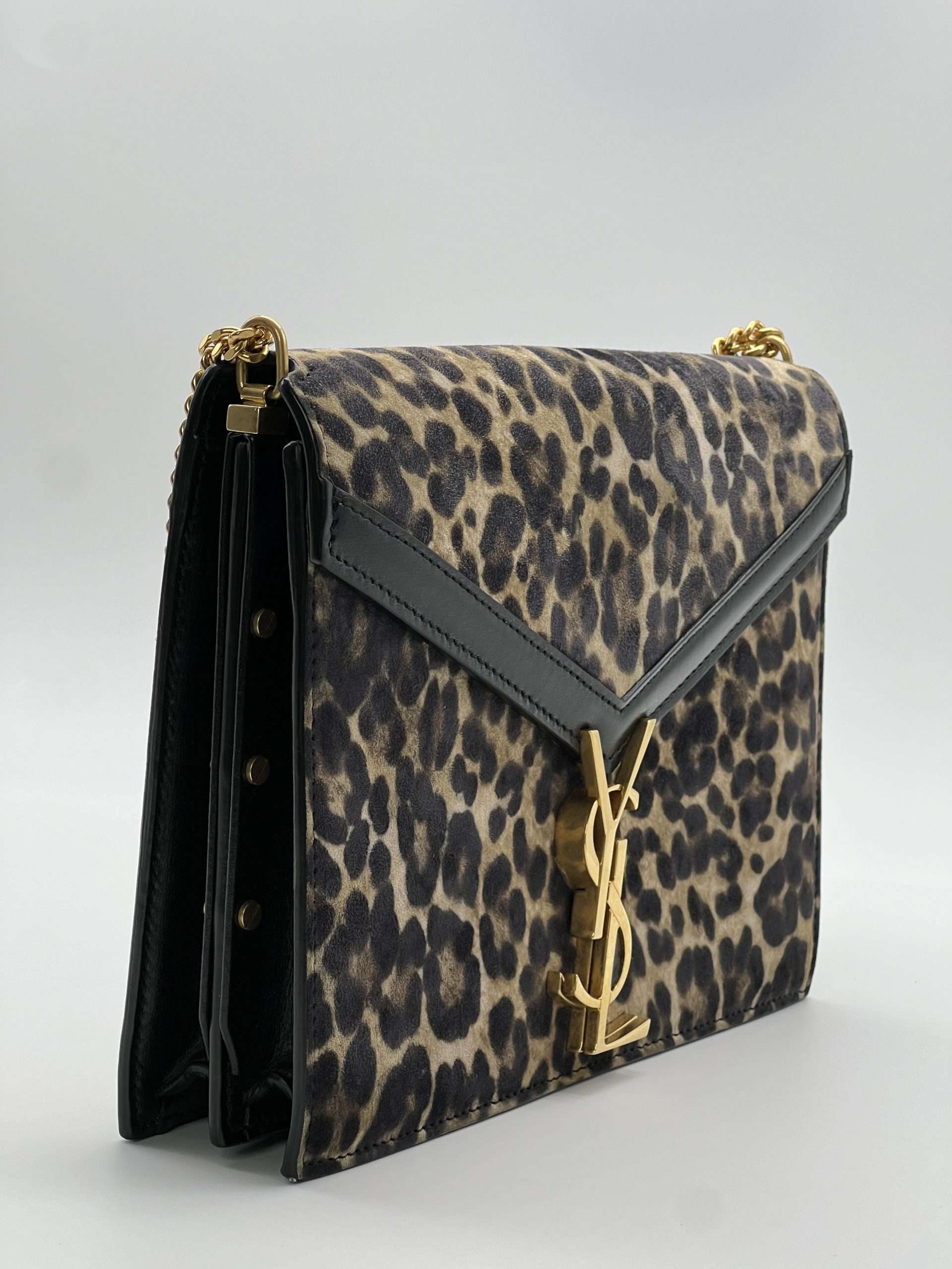 Sac Cassandre Saint Laurent Léopard – Image 8