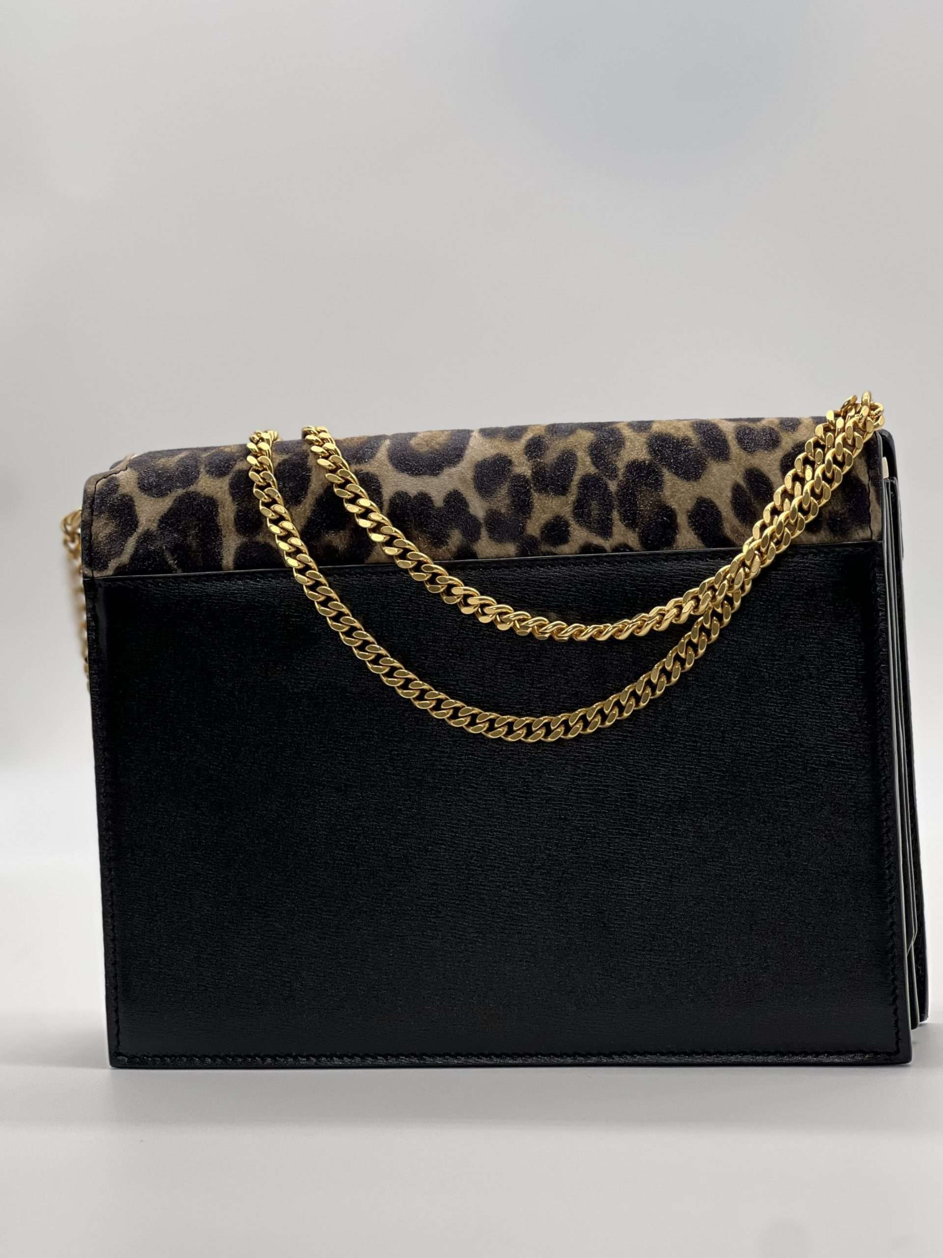 Sac Cassandre Saint Laurent Léopard – Image 13
