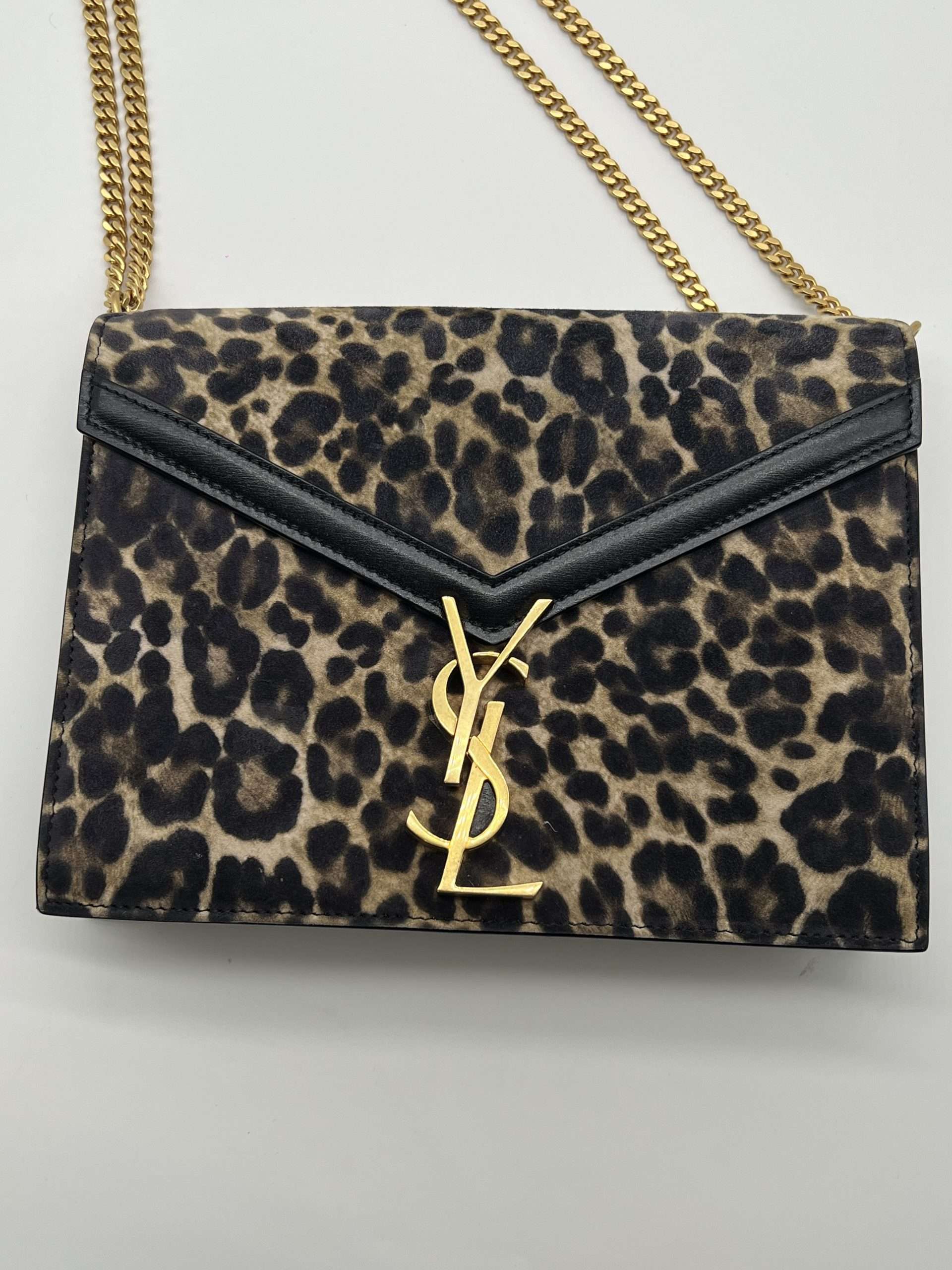 Sac Cassandre Saint Laurent Léopard – Image 11