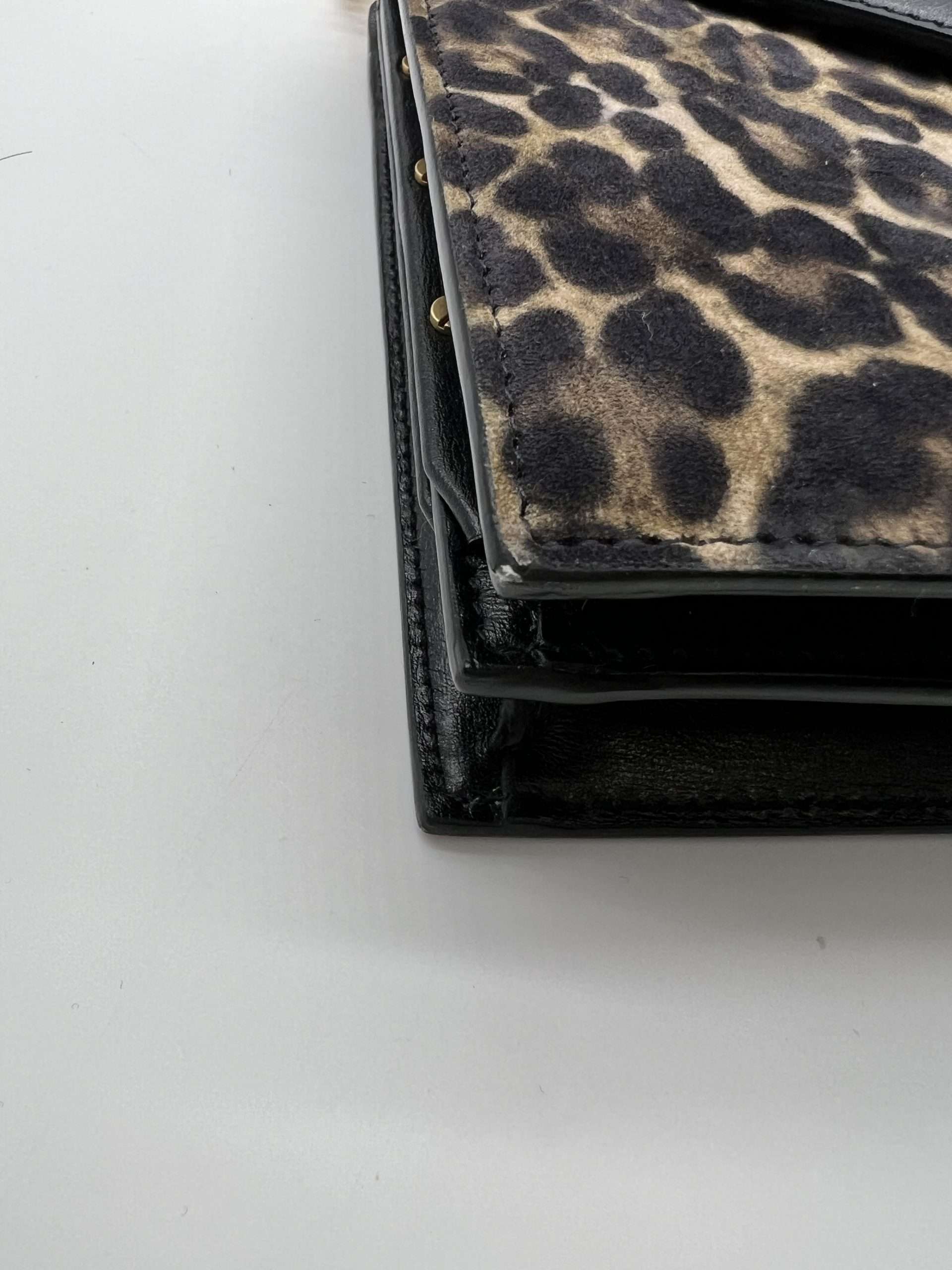 Sac Cassandre Saint Laurent Léopard – Image 16