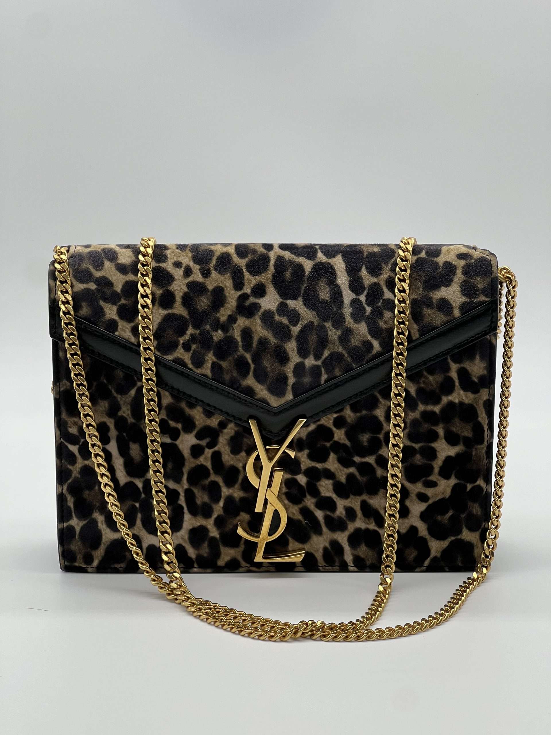 Sac Cassandre Saint Laurent Léopard – Image 3
