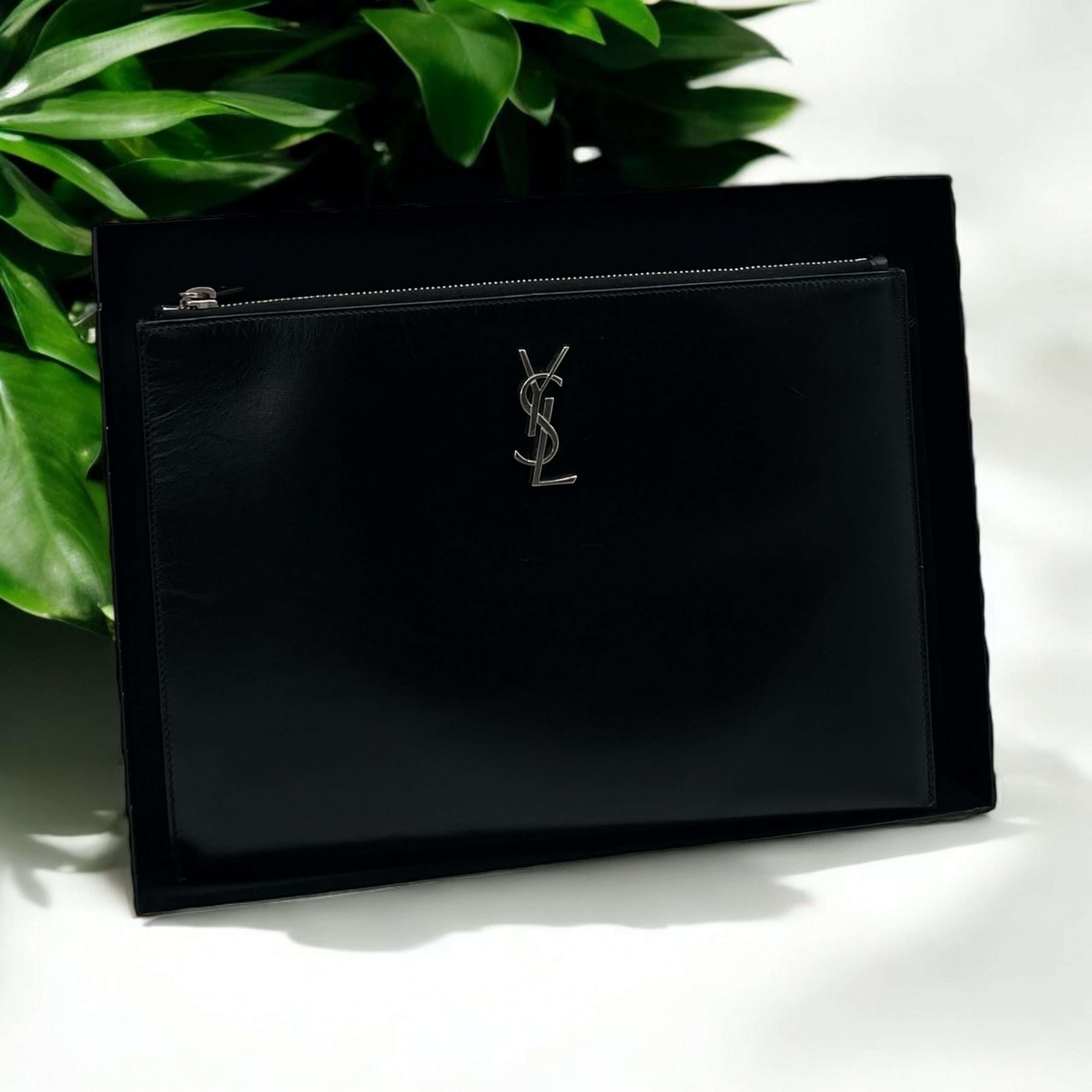 Pochette Saint Laurent noir – Image 2