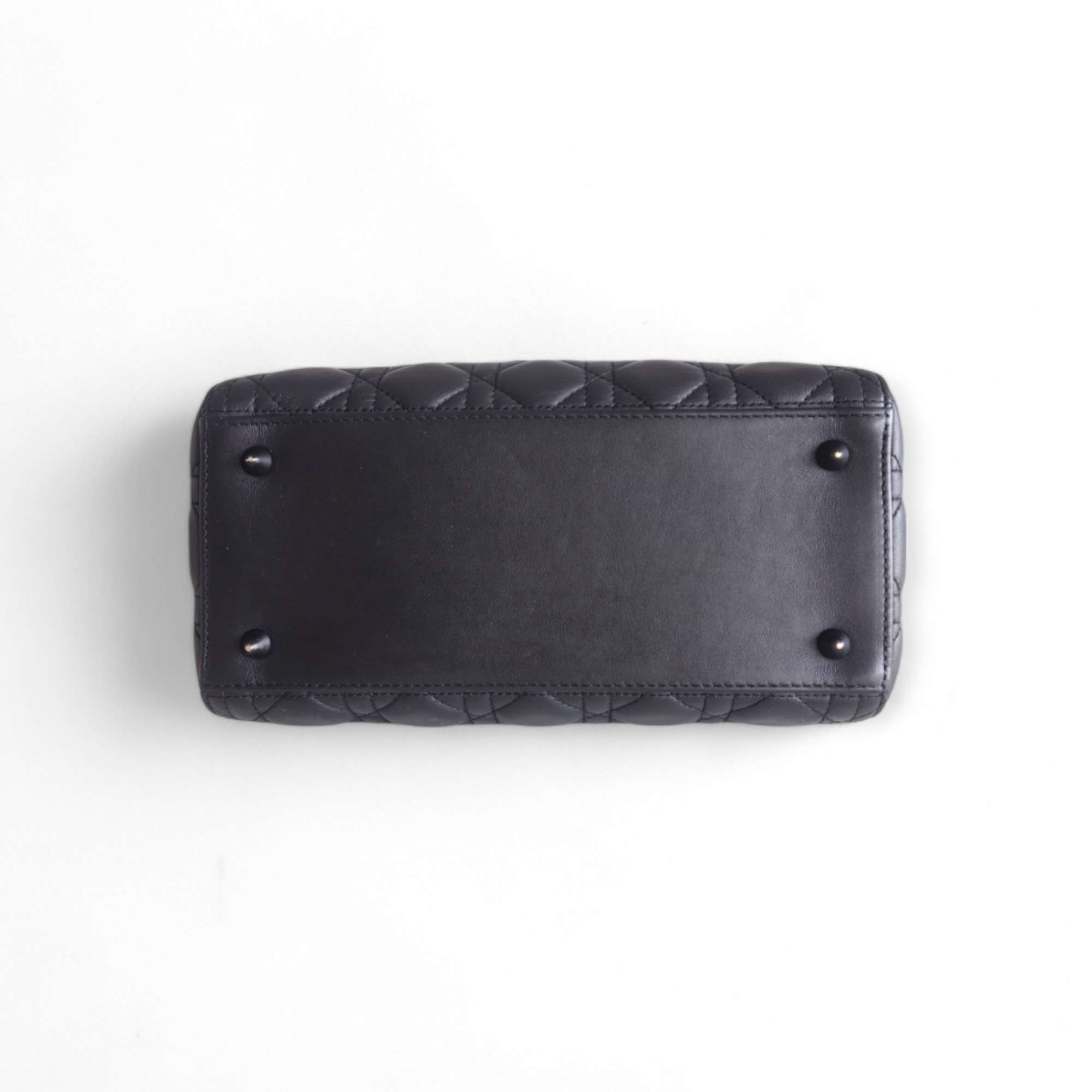 Sac Lady Dior Ultra Matte Medium noir – Image 5