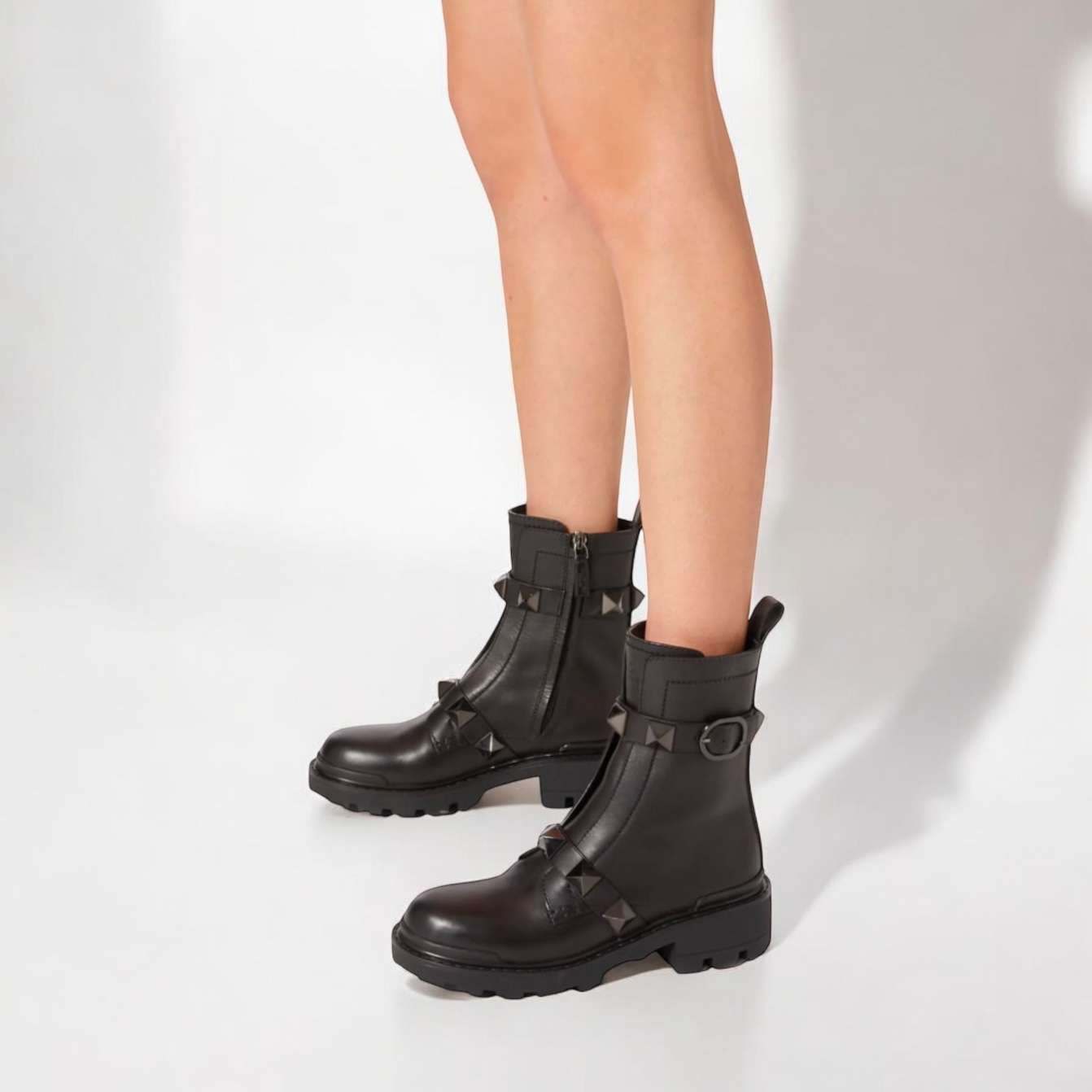 Bottines Valentino Roman stud noir – Image 2